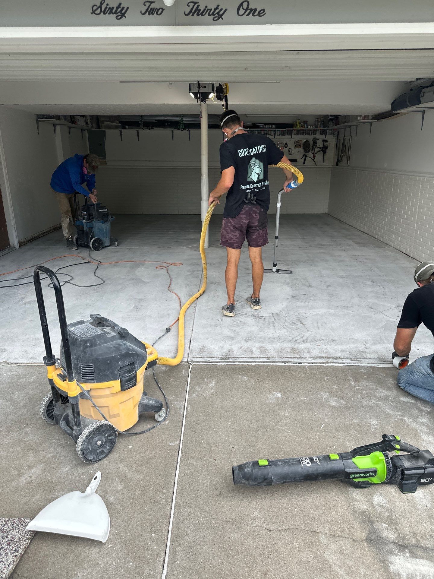 1970s Garage Floor Transformation by Goat Coatings