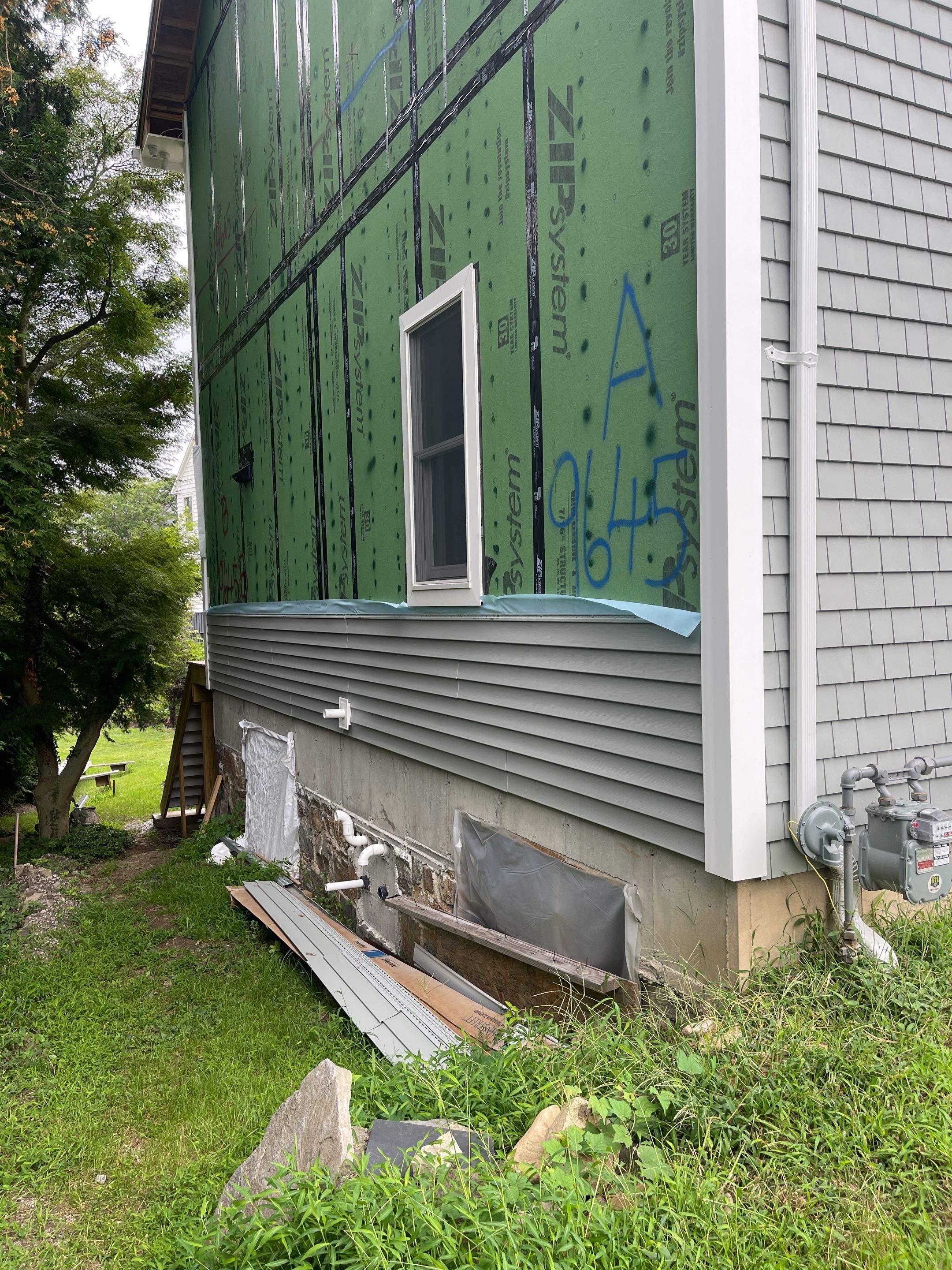 Siding Installation using Certainteed Mainstreet Seagrass by A Plus Exterior