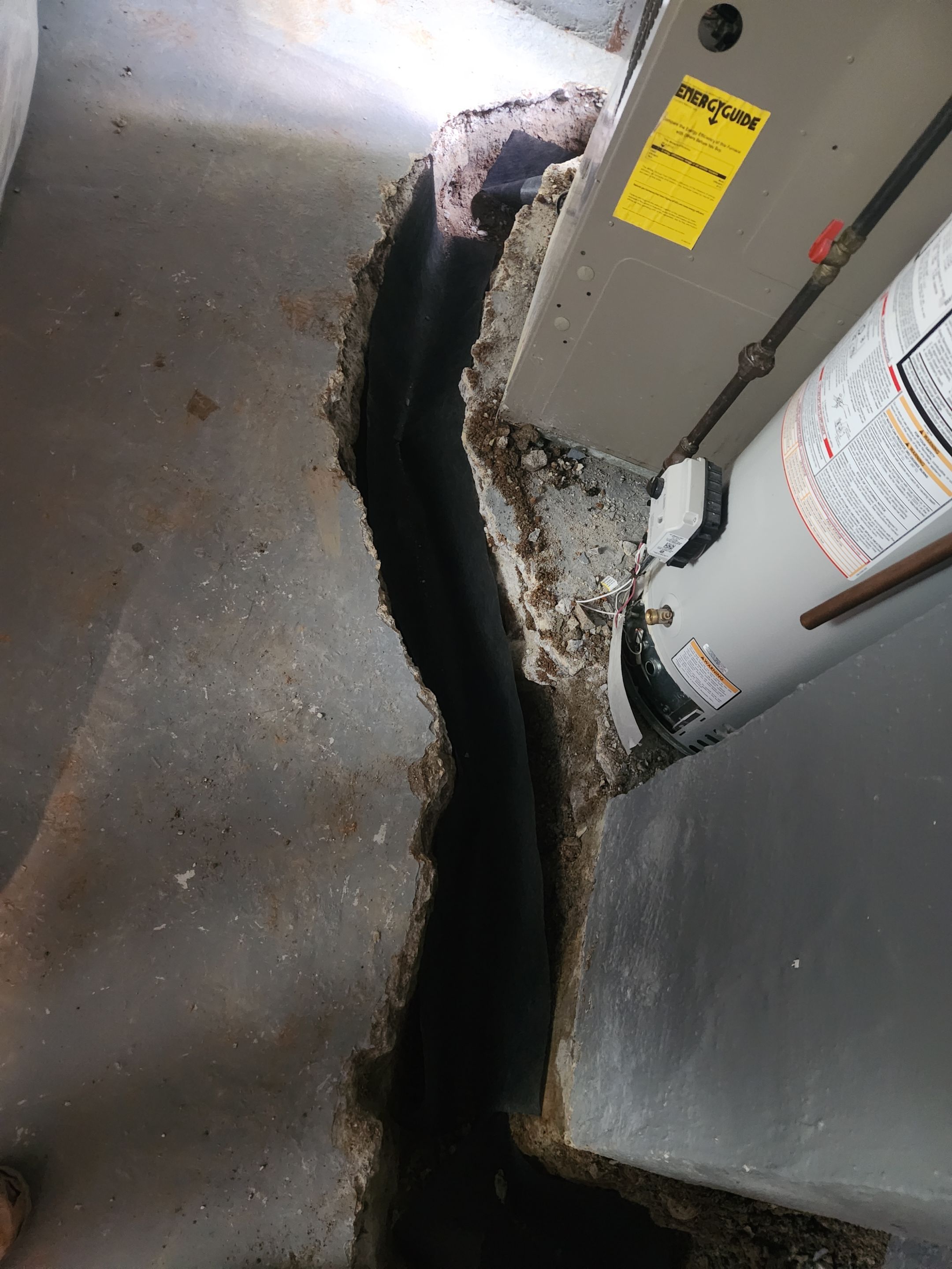 Interior French Drain River Edge NJ by Pure Service Pro, LLC 