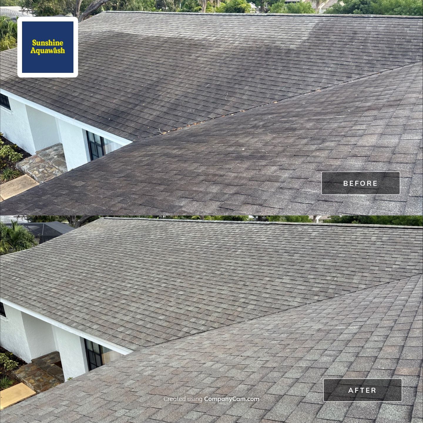 Complete Roof, Pool Deck, and Driveway Cleaning in Catalina Community, Bradenton, FL by Sunshine AquaWash