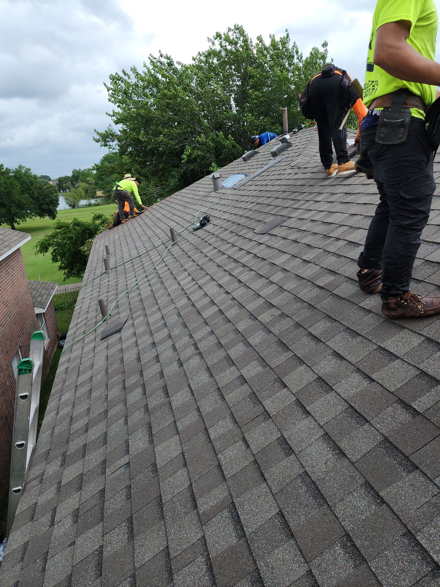 Residential Roofing Installation using Owen's Corning Duration (Lifetime) Shingles by Roof Repair Company