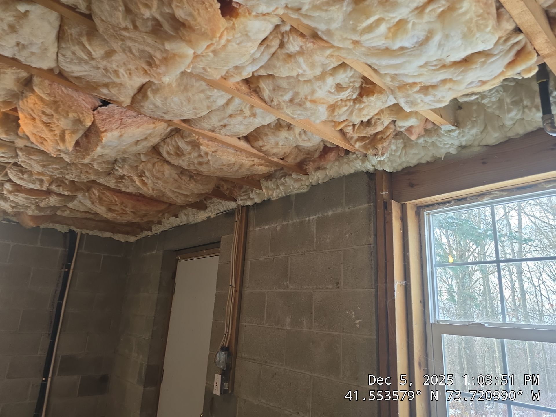Attic Insulation using open cell spray foam by NYS Foam & Energy