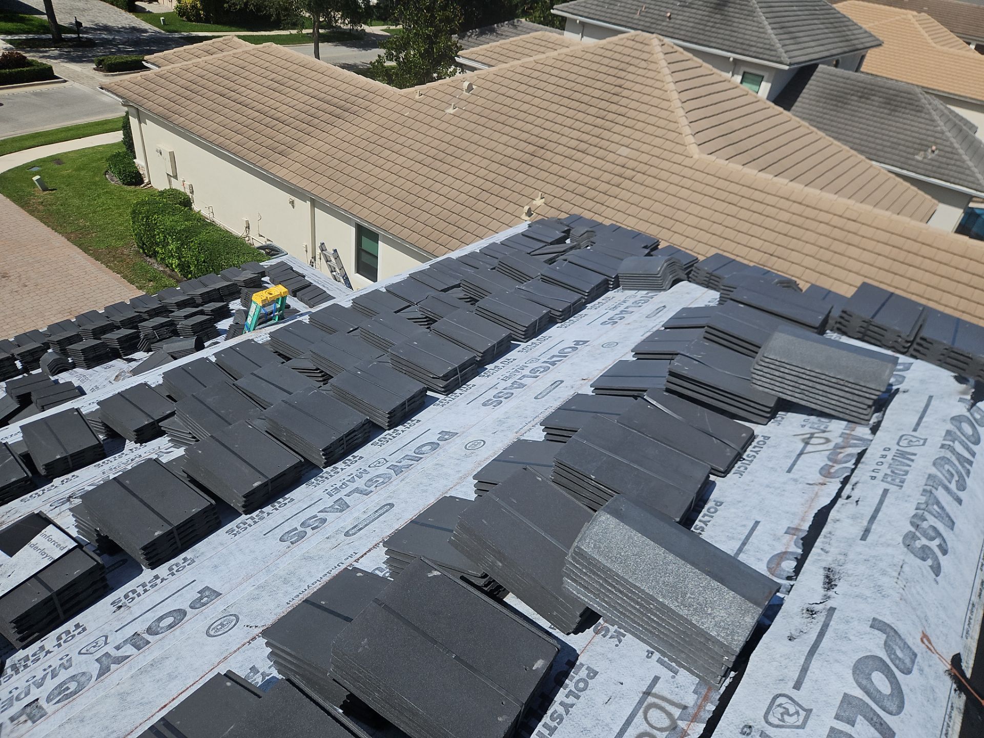 Residential Roofing Installation using Westlake Roofing Tile by BLUES BROTHERS ROOFING