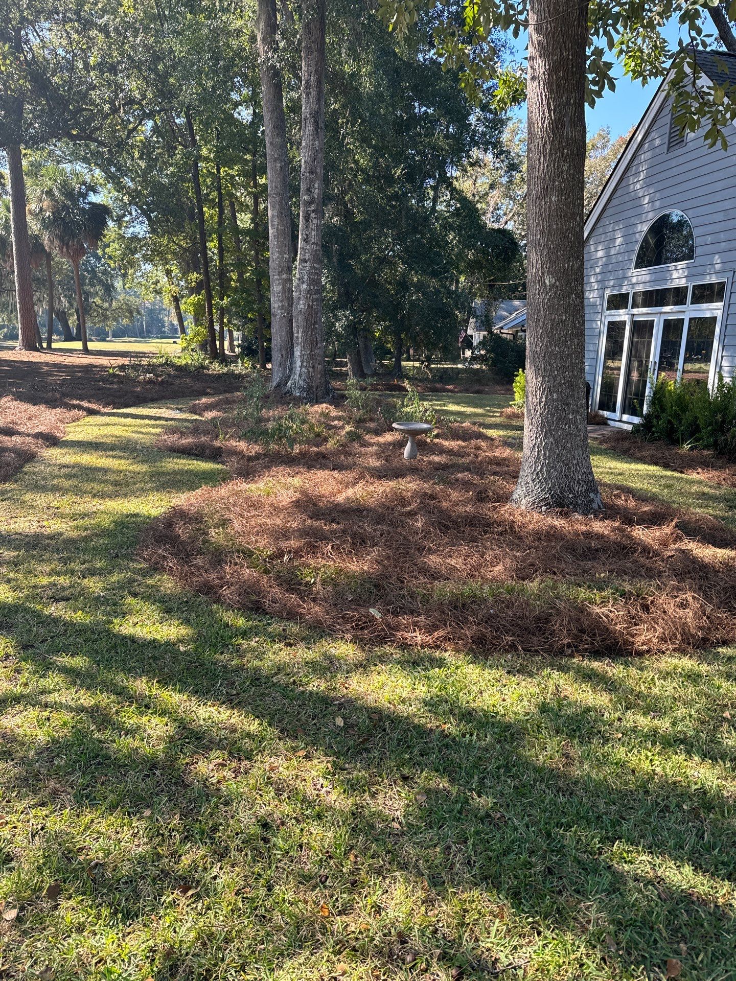 Concrete Walkway Installation and Landscape Refresh in Hilton Head Island by Lowcountry Scapes, LLC