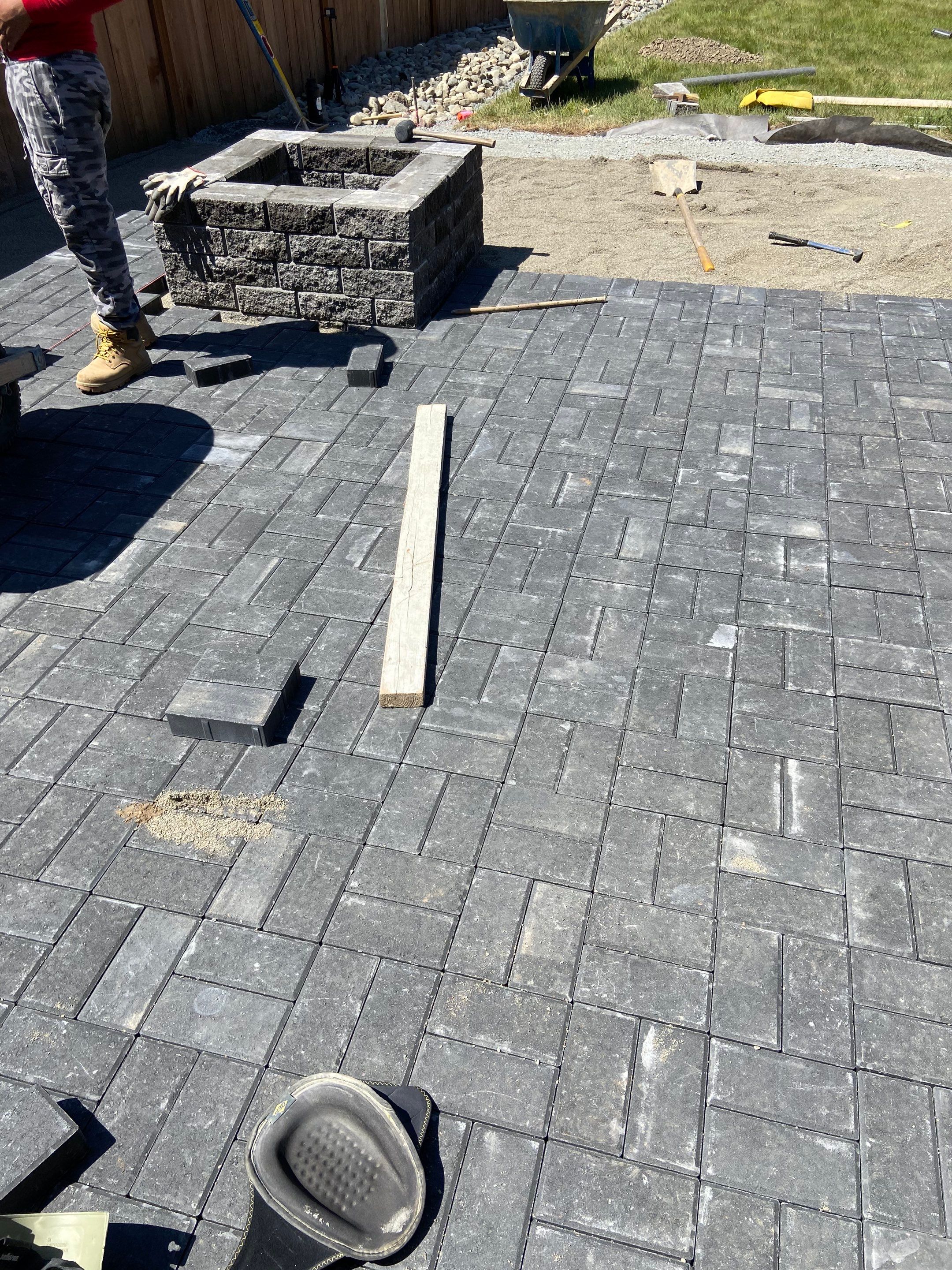 Connie G. Pavers Patio and Gravel Driveway by Jireh Asphalt & Concrete Inc 