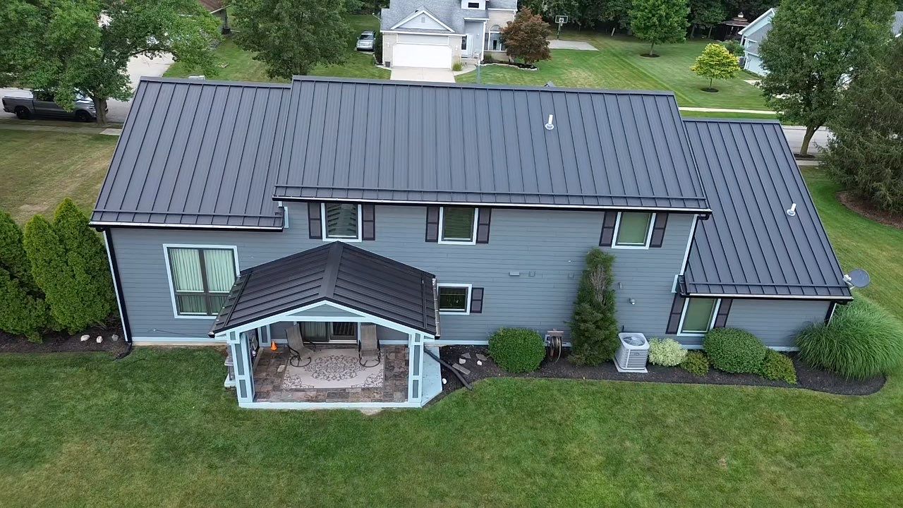 Standing Seam Project in Fort Wayne, IN by 4Ever Metal Roofing