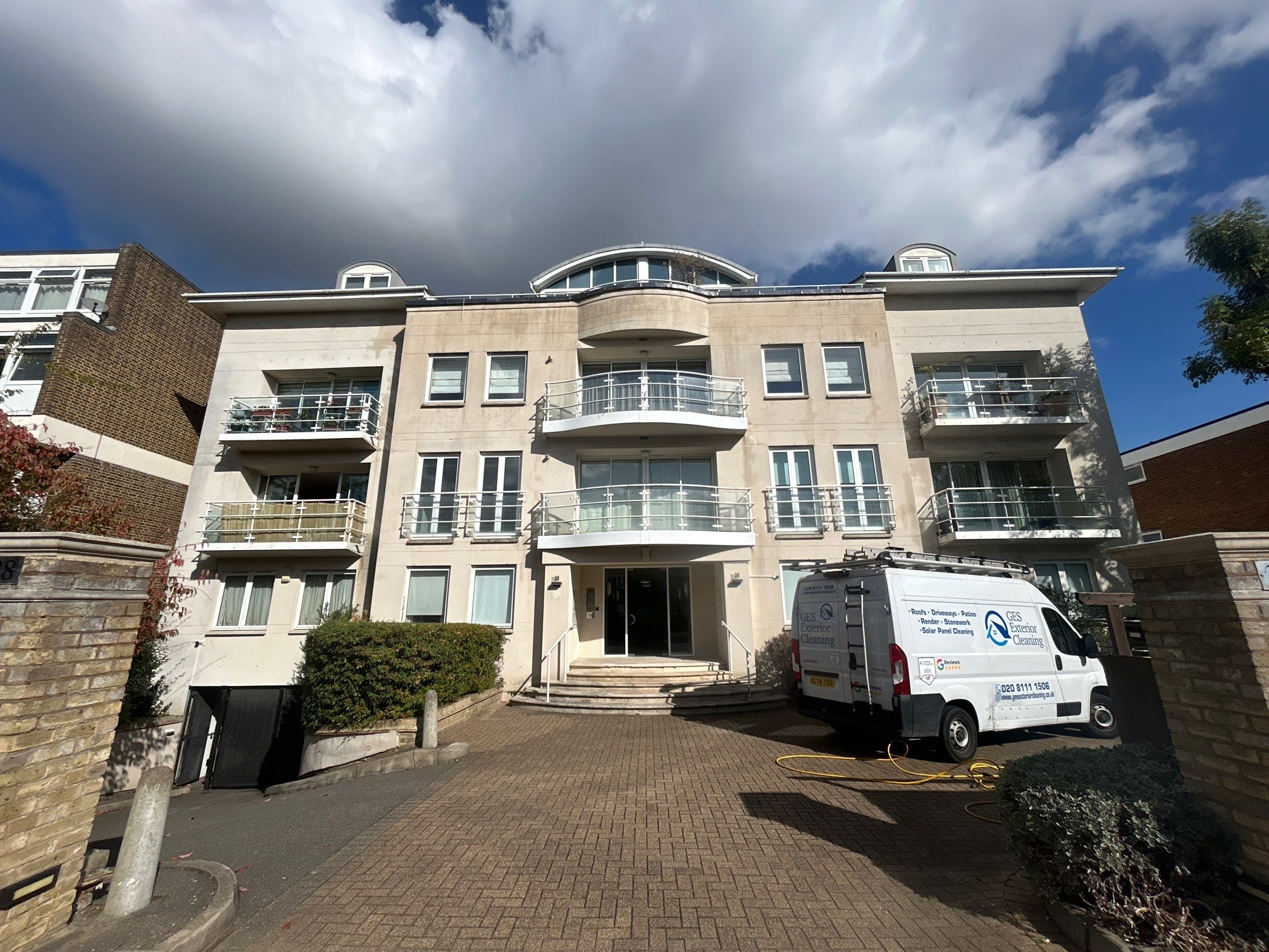 Comprehensive Exterior Render and Brickwork Cleaning in Wandsworth by Ges Exterior Cleaning ltd