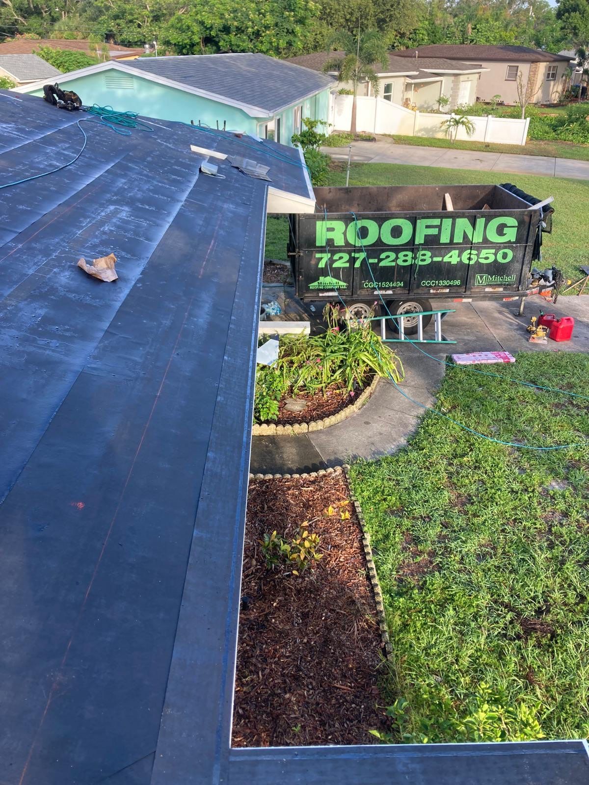 Project in St. Petersburg 33710 by Mitchell Roofing Company LLC 