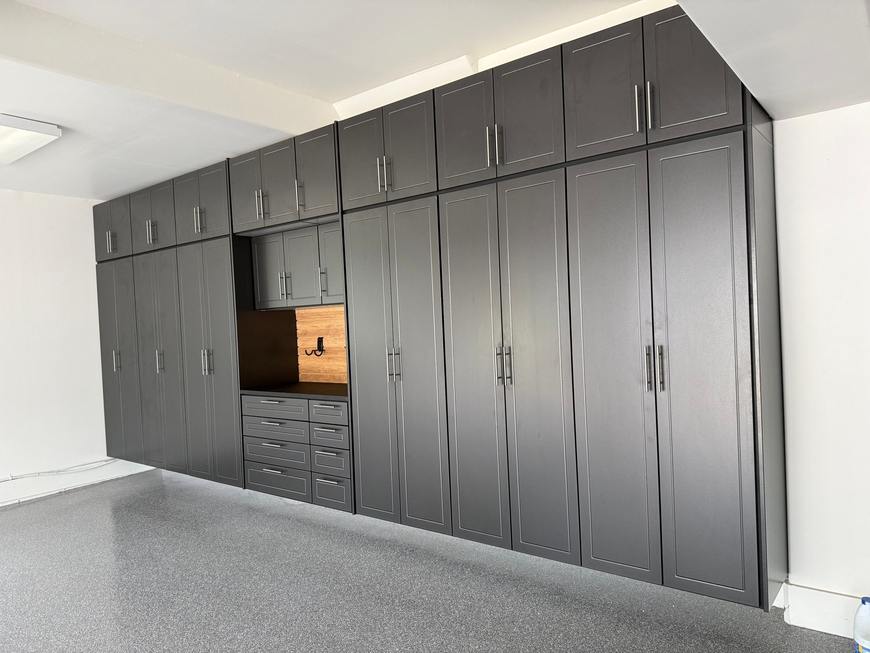 Custom Cabinet Installation in Mission Hills by Banner Garage