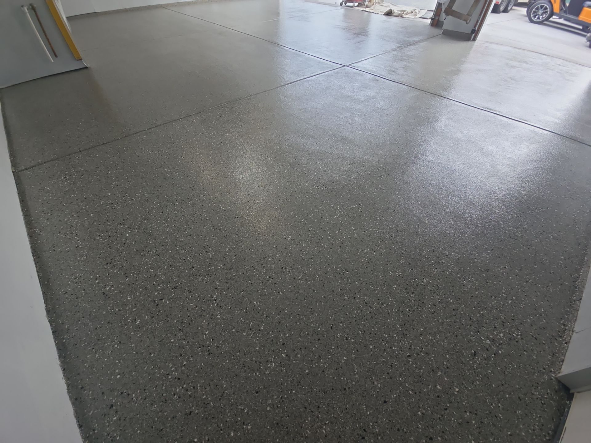 Garage Transformation using Shale Hybrid by Croc Coatings, LLC