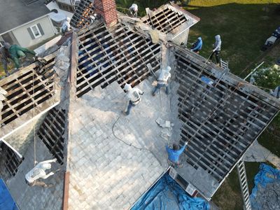 Slate Roof Removal 