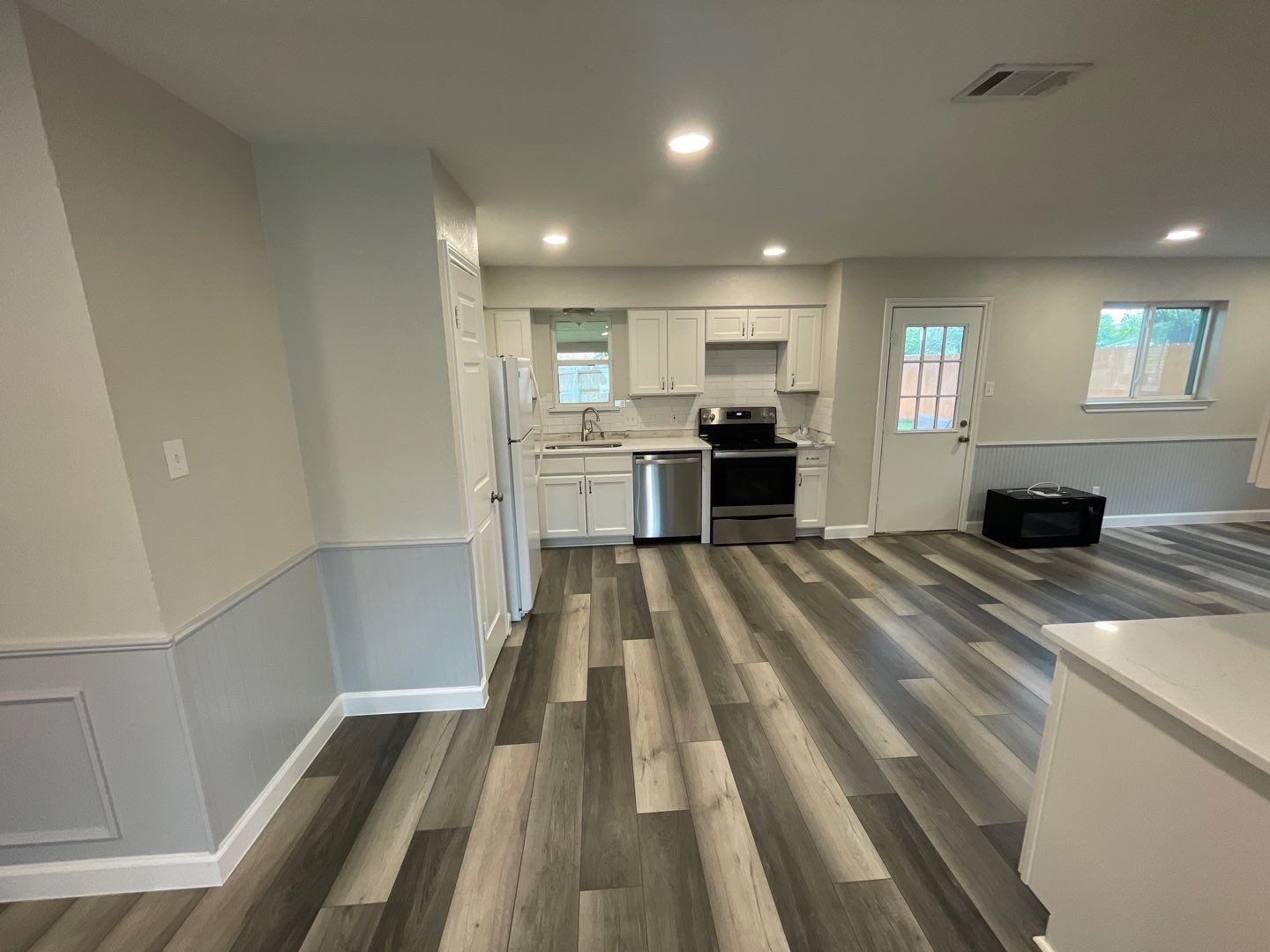 Interior flooring project by Springtree Restoration 