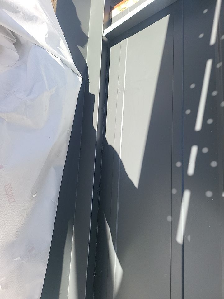 Siding Installation using Hardie Plank Aged Pewter by A Plus Exterior