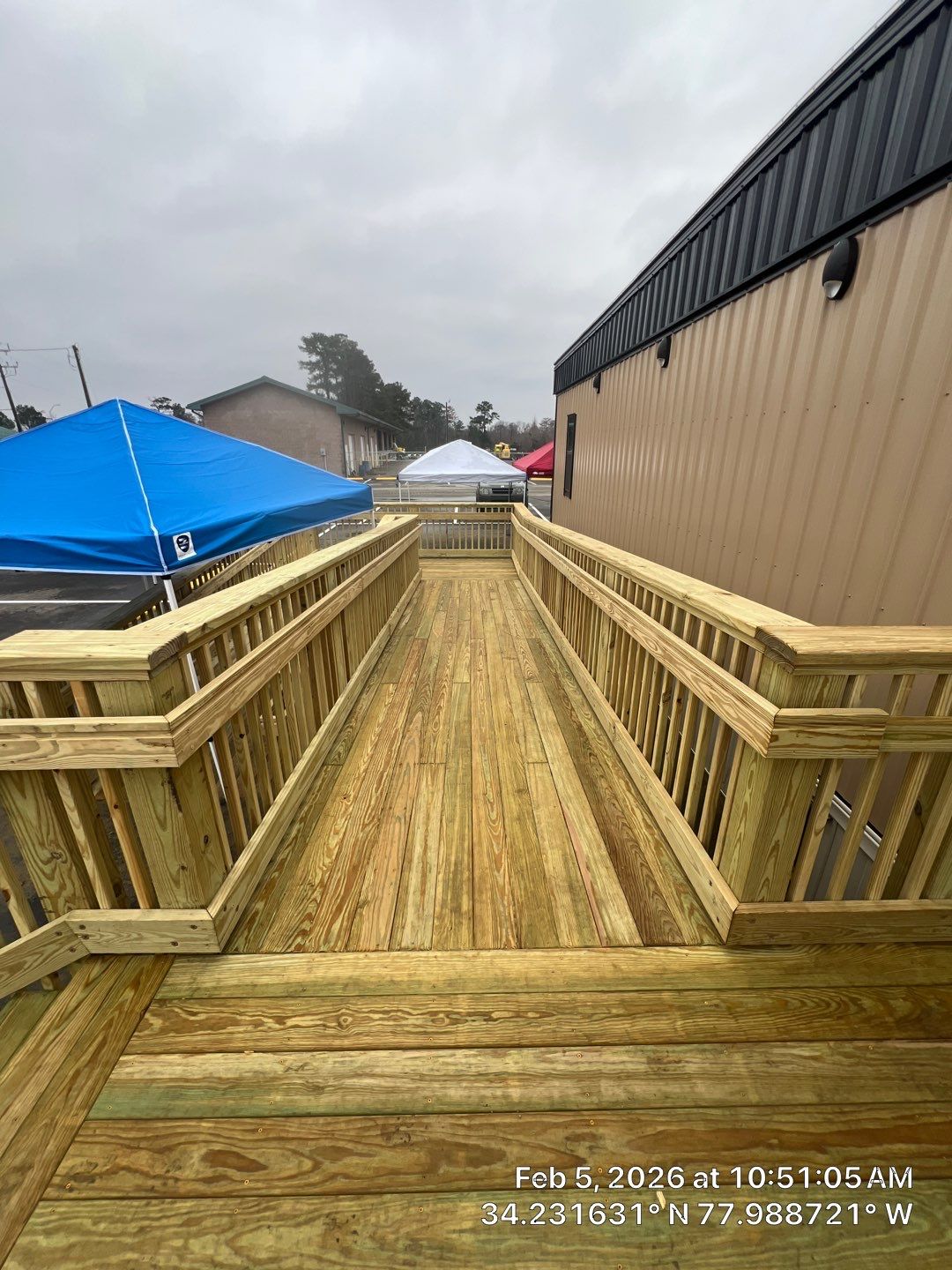 DMV ADA Accessibility Ramp Construction | Leland NC by RGR Construction and Roofing, LLC