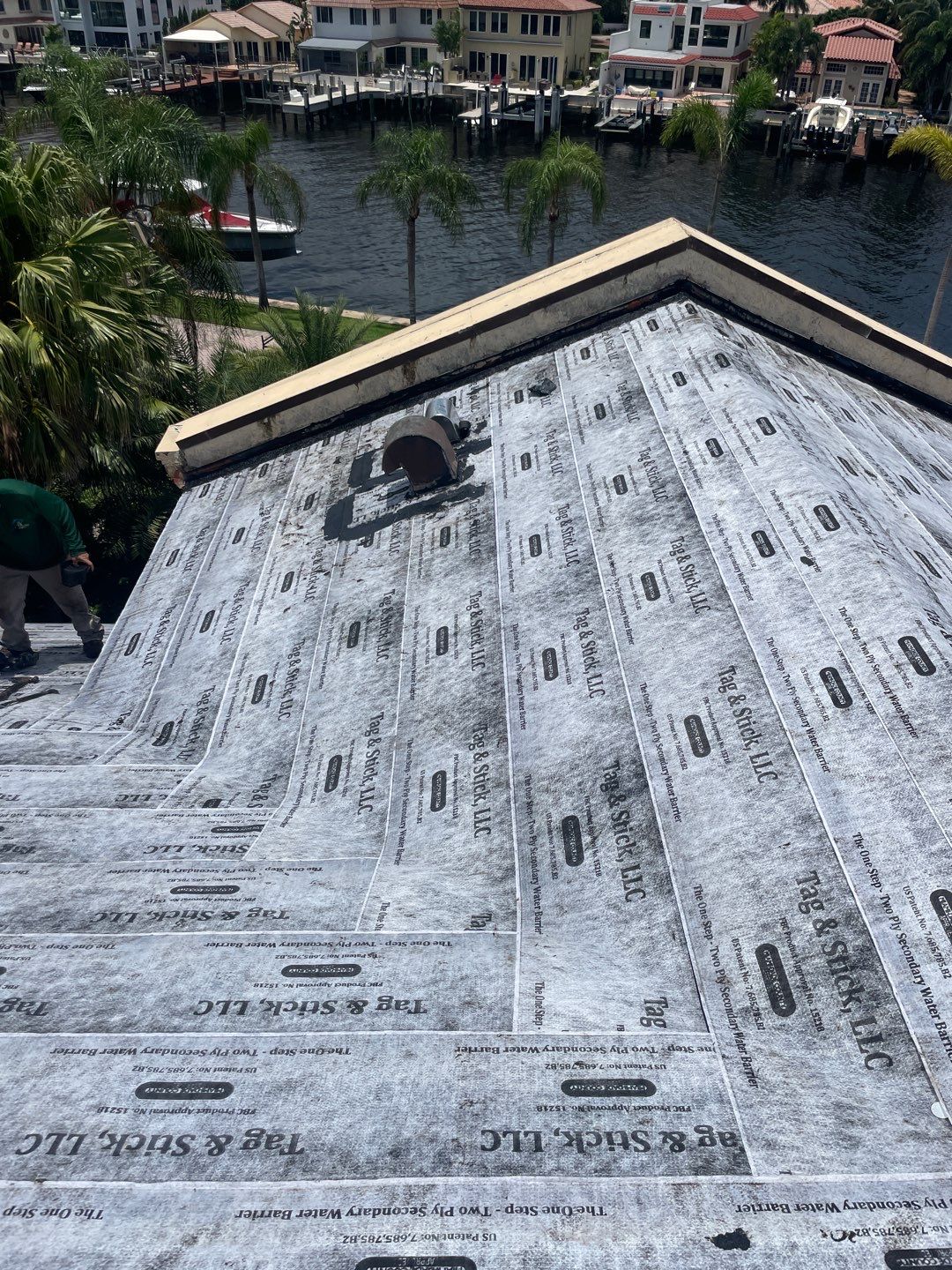 Residential Roofing Installation using Eagle Roofing Tile by BLUES BROTHERS ROOFING