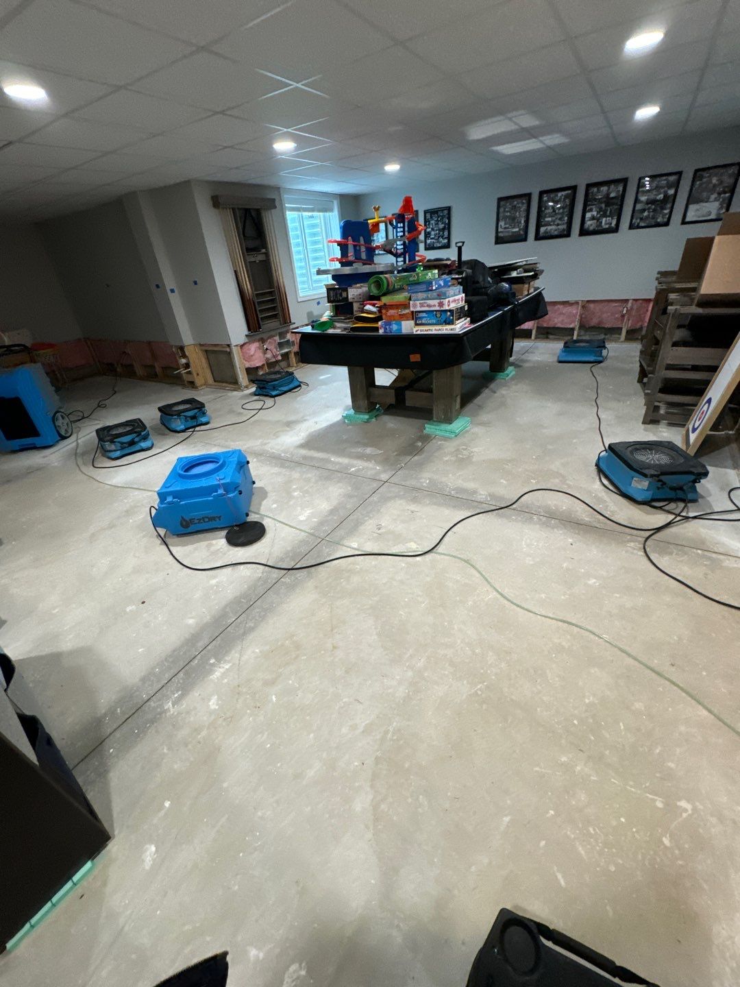 Project in South Lyon by EzDry Water Mitigation & Property Restoration