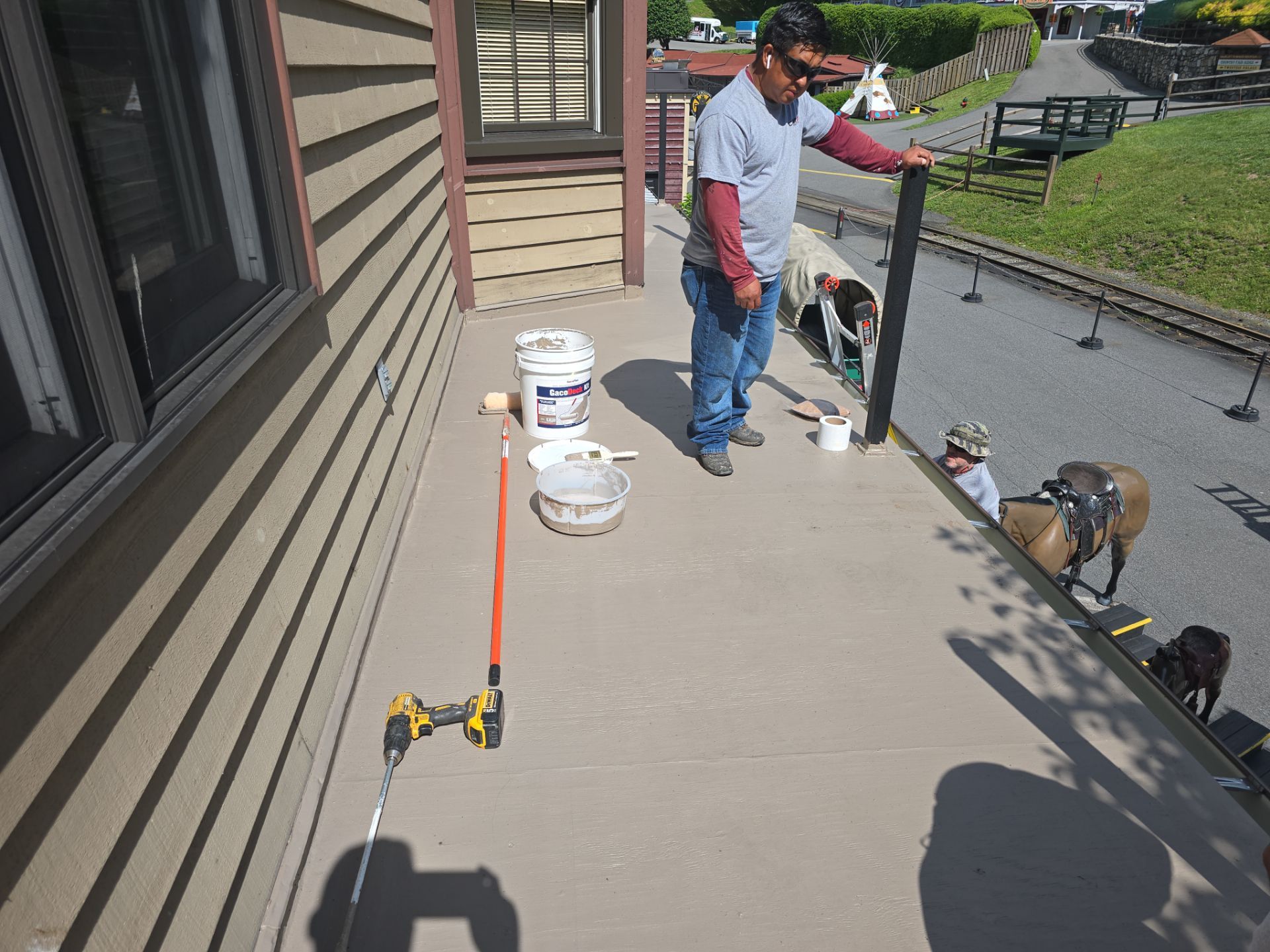 Tweetsie Railroad Balcony by Omnia Roofing