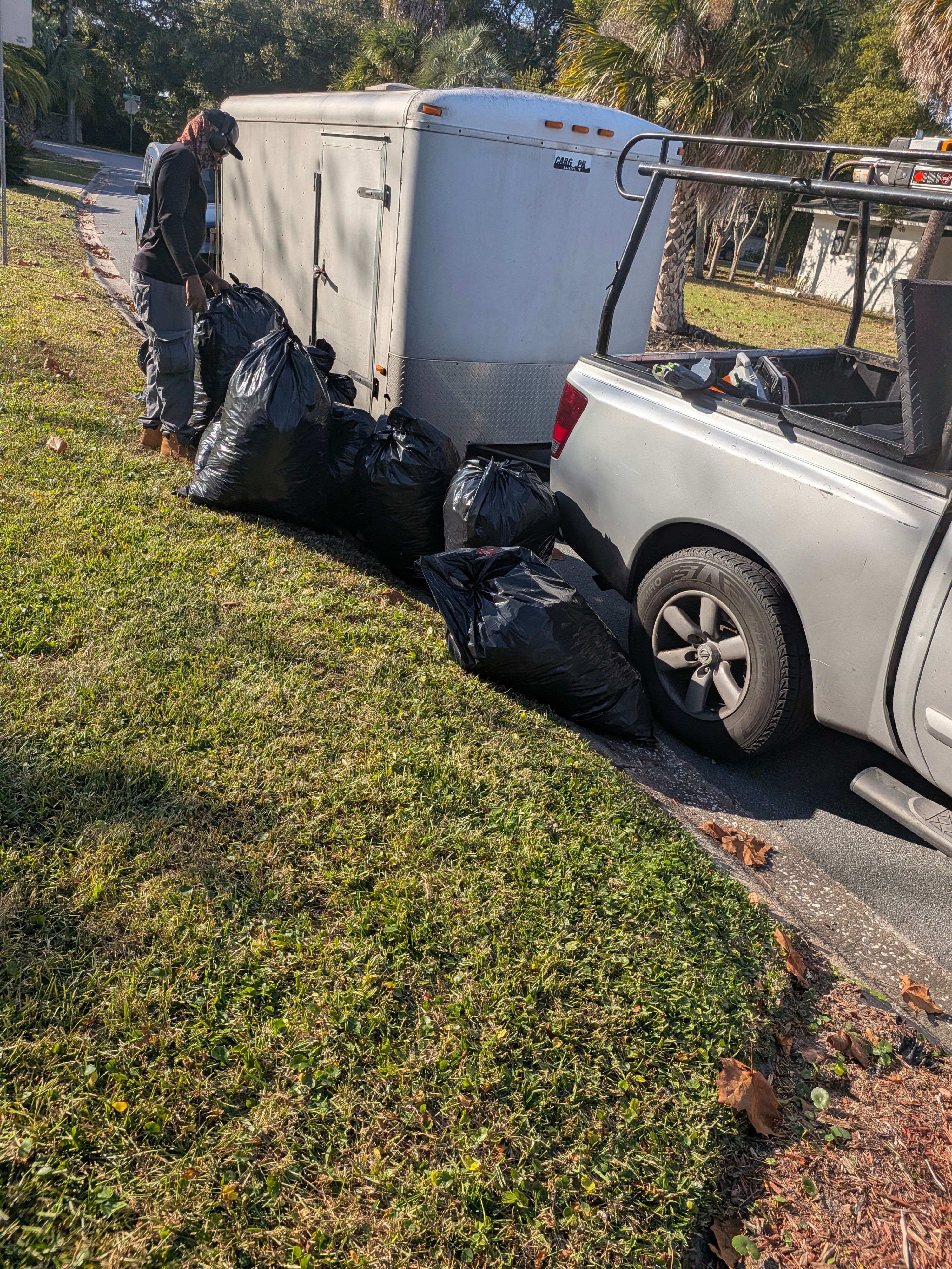 Large-Scale Leaf Removal & Property Cleanup — Jacksonville, FL (Arlington Area) by Harmoni Home Services