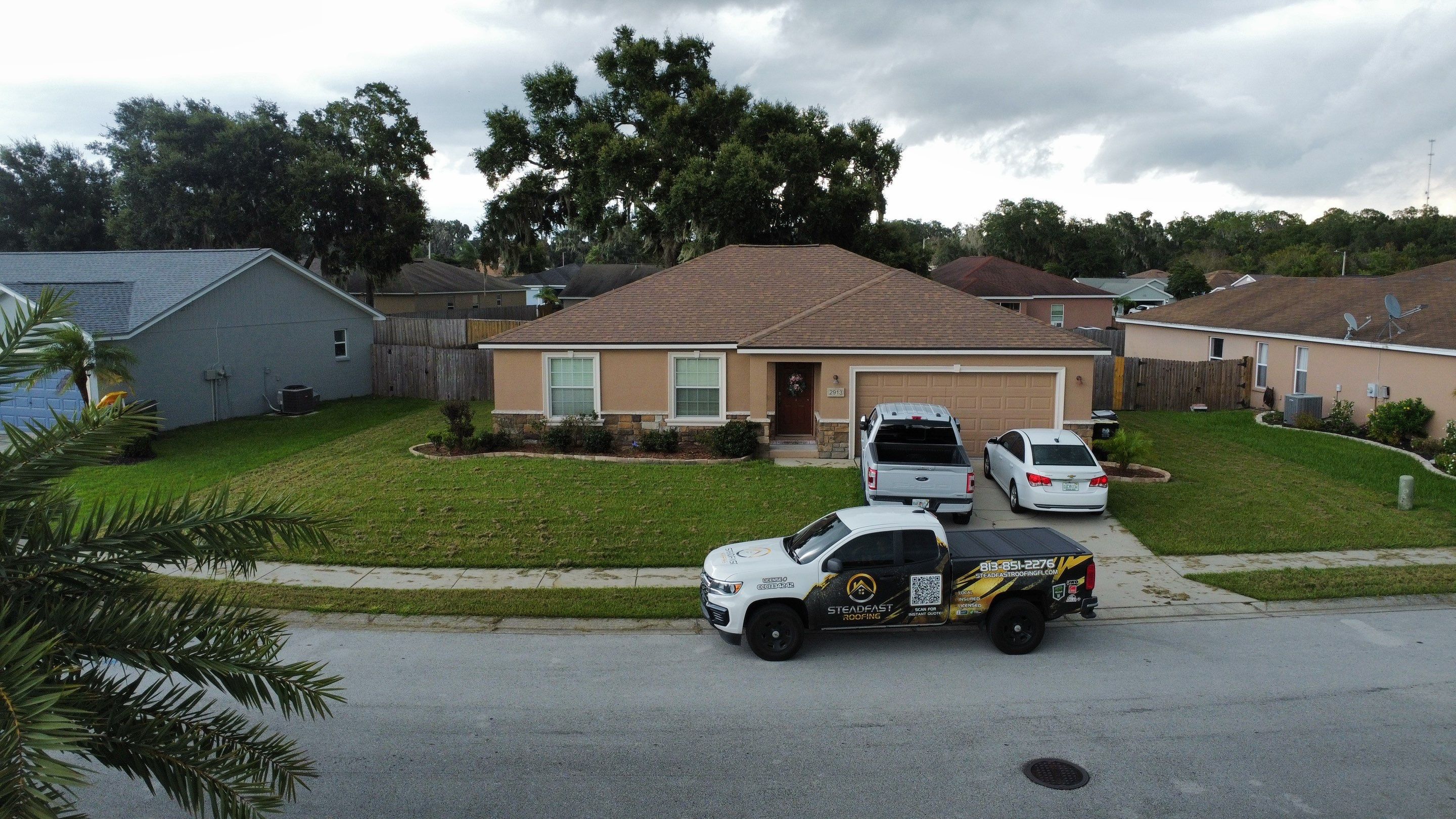 Roof Replacement in Mulberry, FL by Steadfast Roofing 