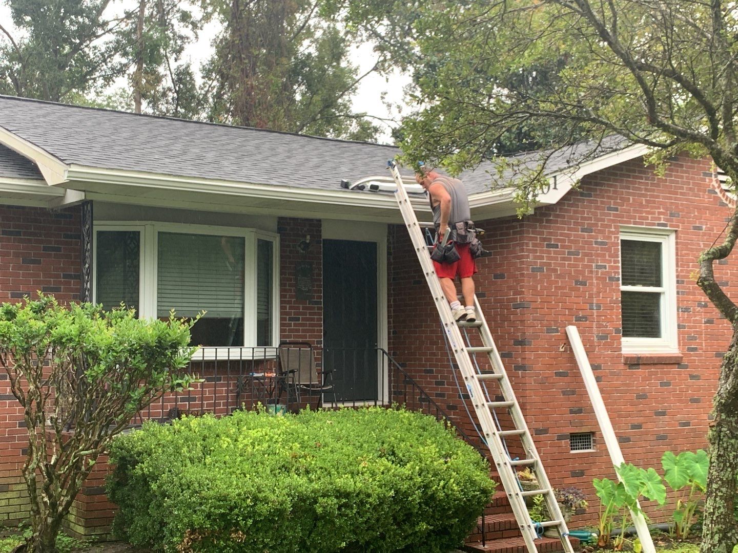 Hail Damage using Atlas Pristine Pinnacle Shingles by Artigues Roofing & Restoration Services