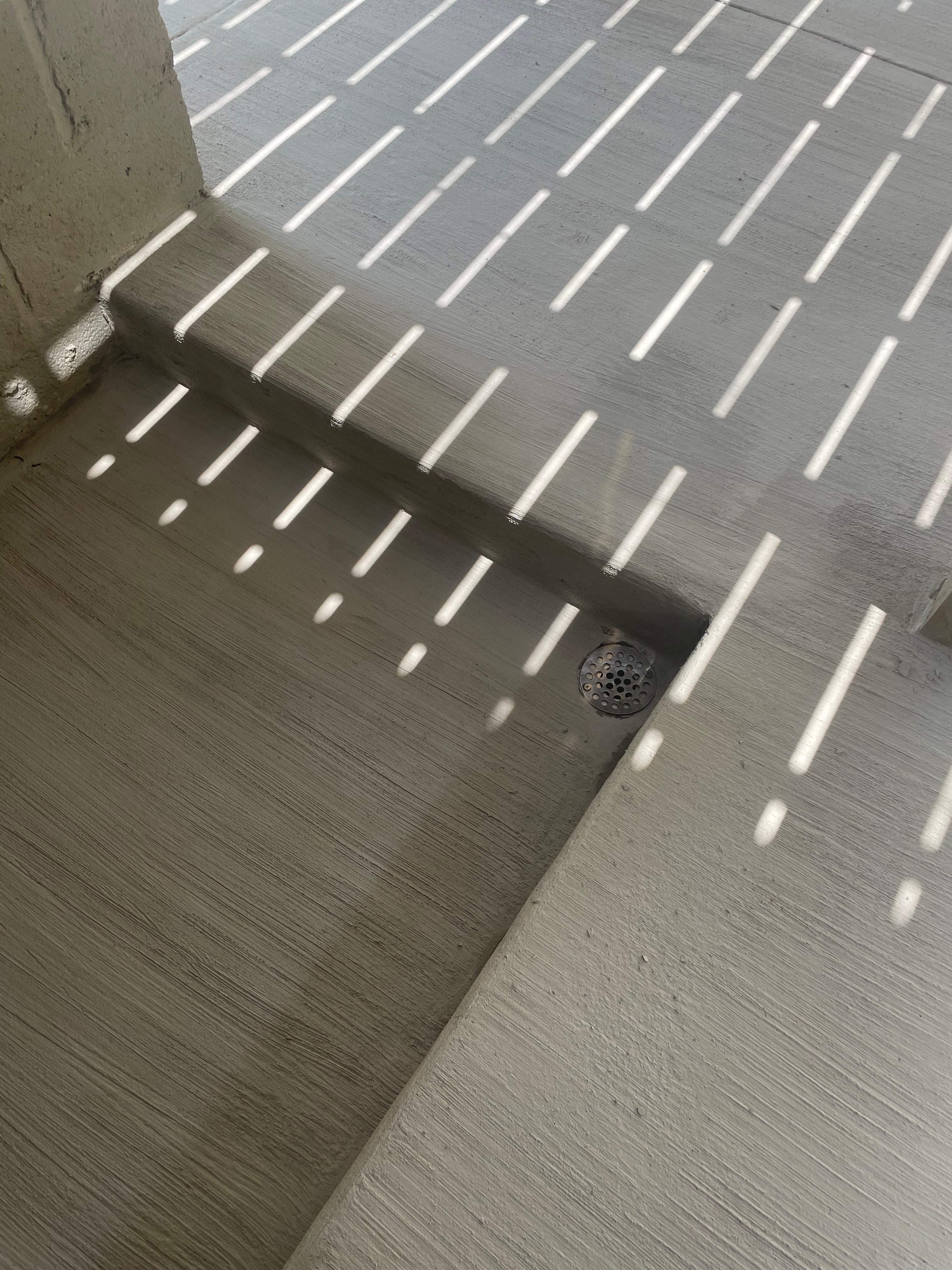 Deck resurfacing, railing replacement and concrete resurfacing by Fairfax Contractors, LLC