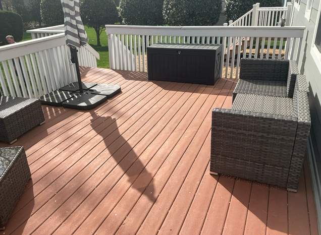 Deck and Landing Resurfacing in Florham Park, New Jersey by deck guardian