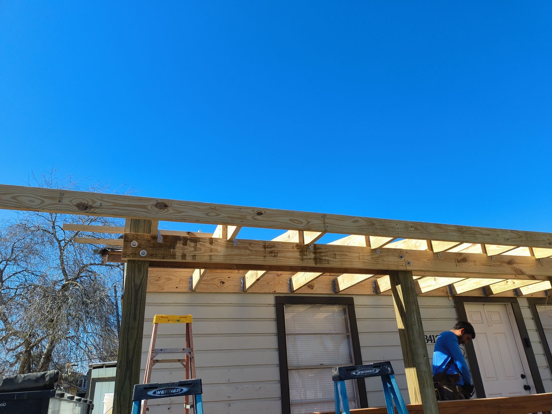 Over Engineered Patio by Bayfront Roofing and Construction