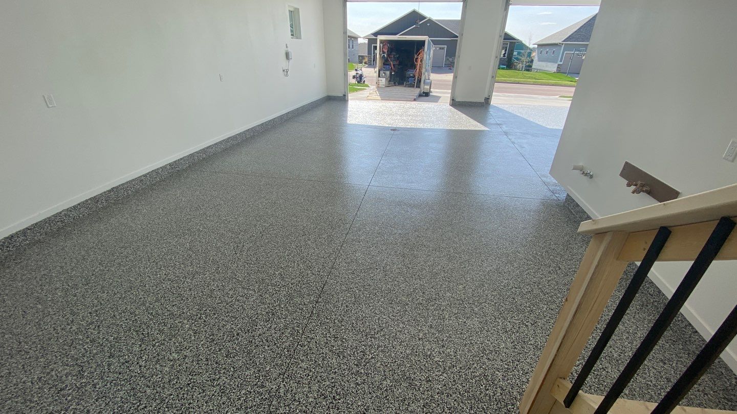 Garage using Domino  by Select Painting, Coatings & Garage Cabinets