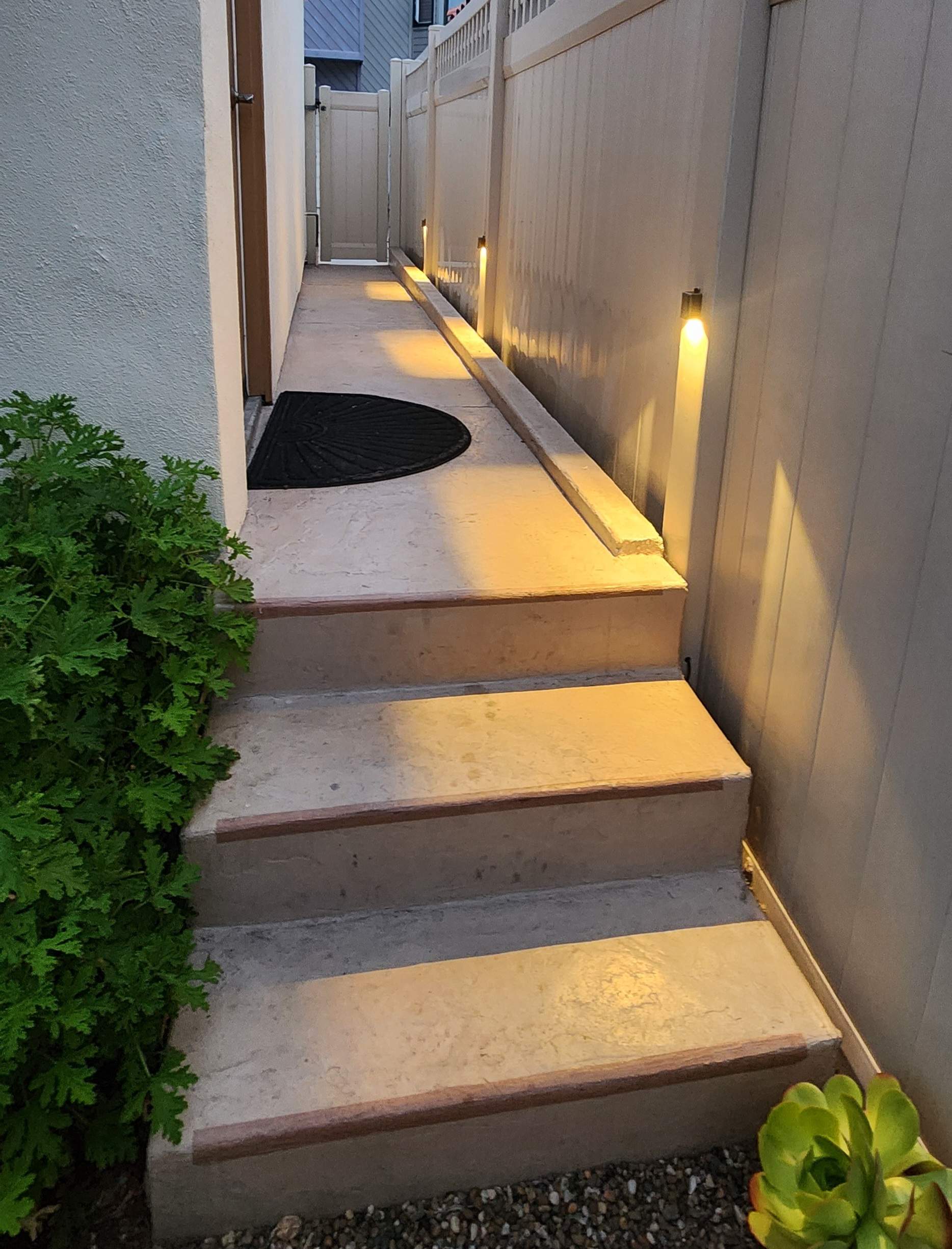Residential Landscape Lighting and Pathway Enhancements in Coronado by Yard Techs
