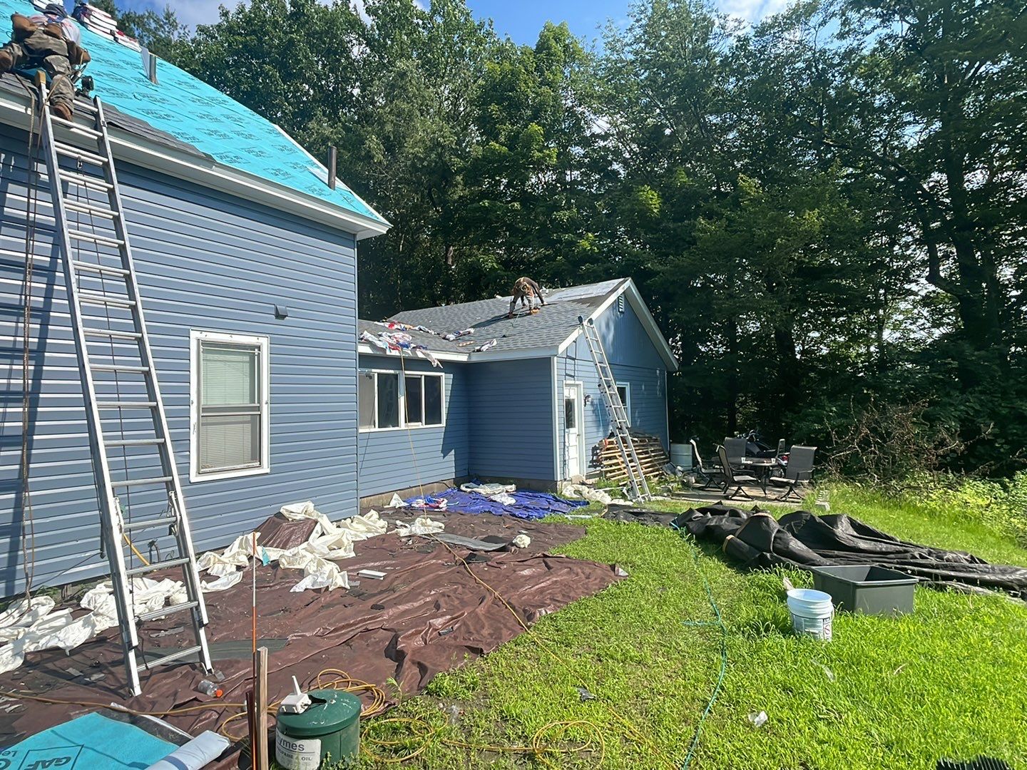 Residential Roofing Installation using GAF Timberline HDZ by Sensible Home Solutions