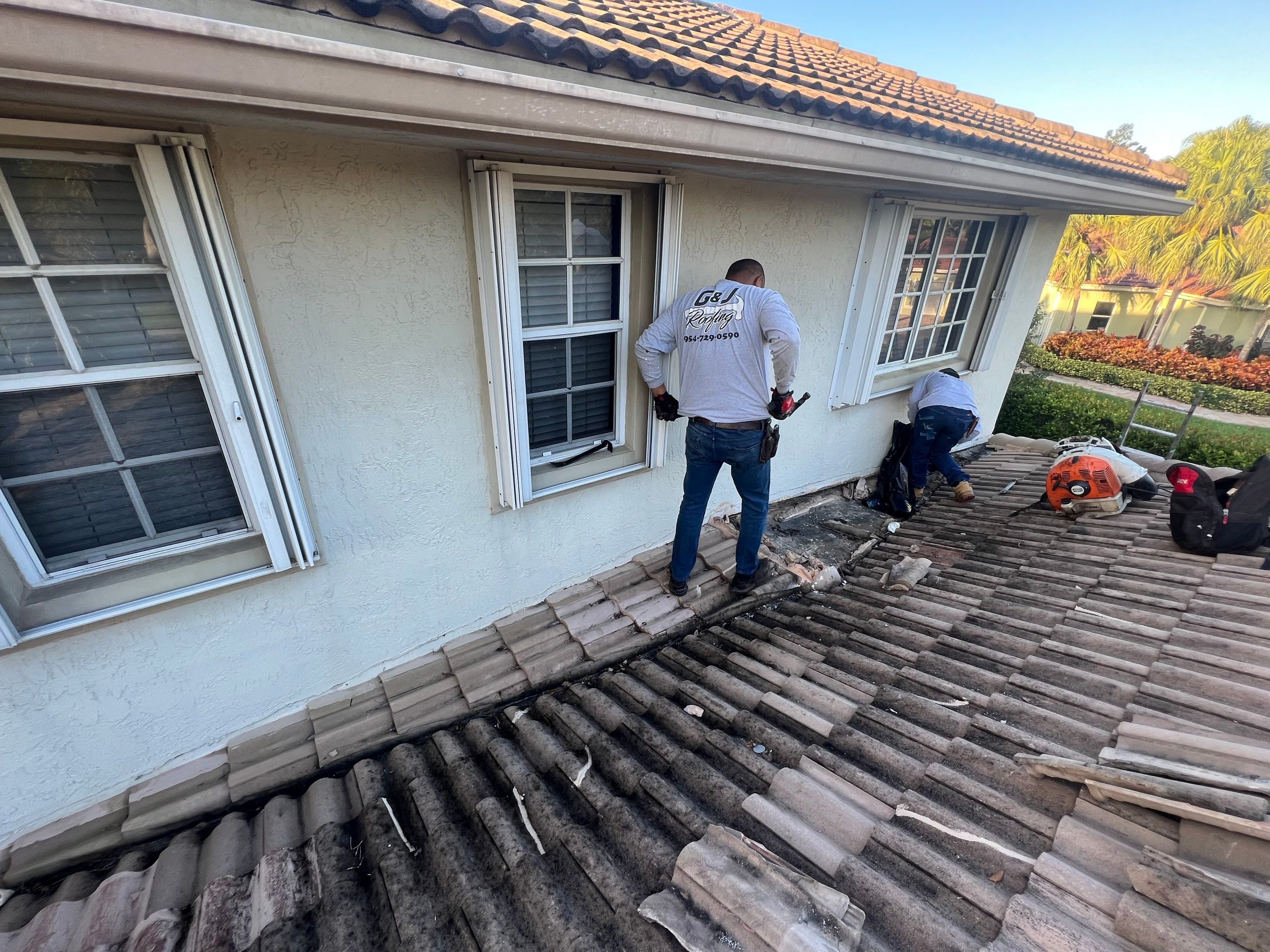 SW 26th St., Davie, FL by G&J Roofing 
