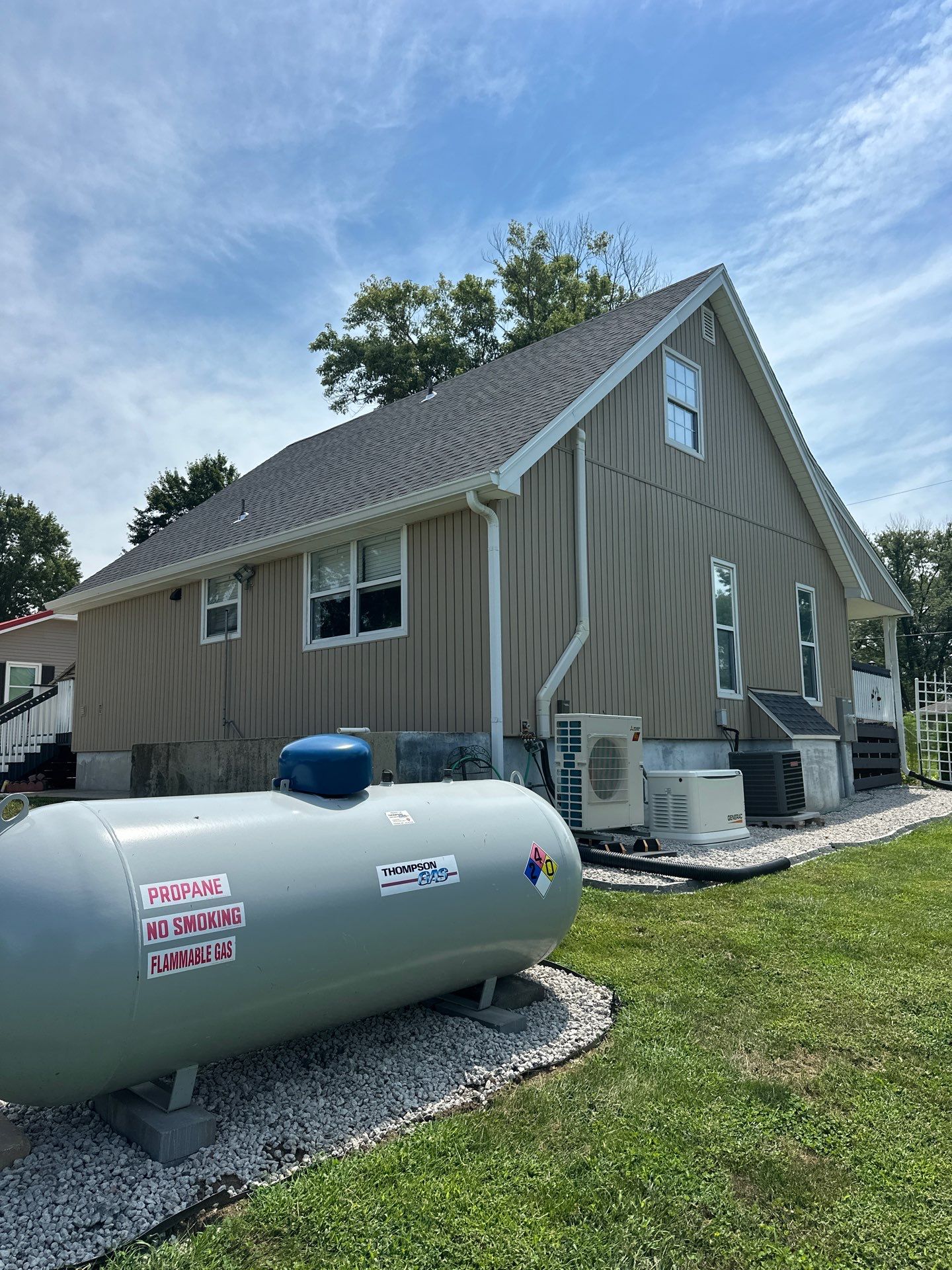 Out with the Old , in with the Blue  by EEC  Windows, Siding & Roofing 
