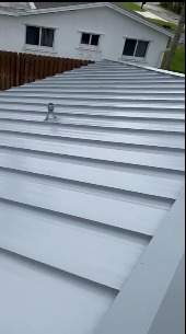 24ga 1.5" Mechanical seam Dove Gray  by Total Roofing System The Metal Roof Experts