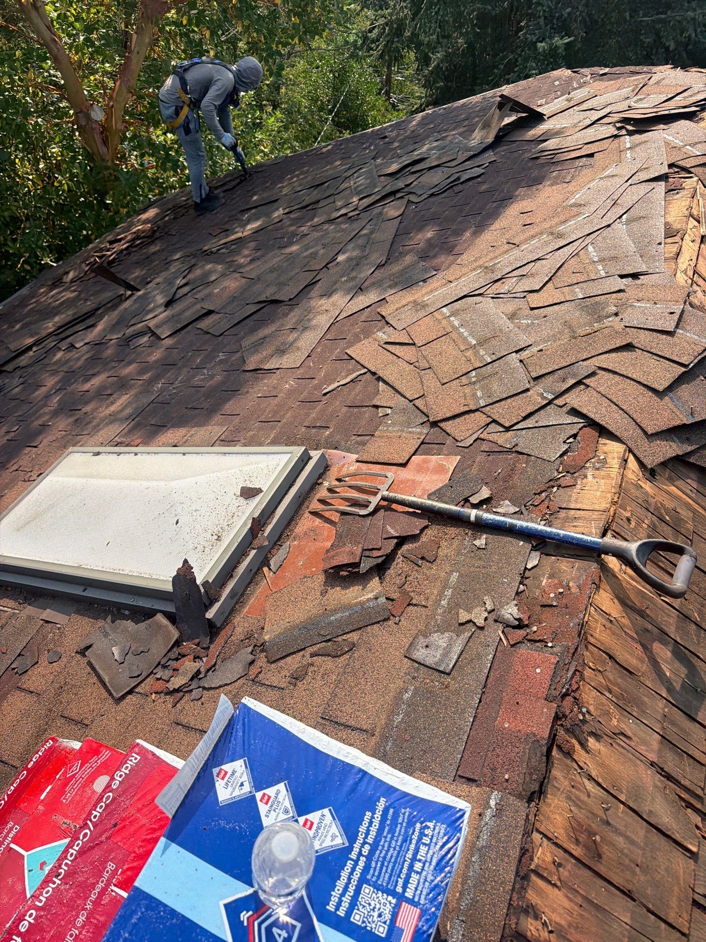Residential Roofing Installation using GAF HDZ Shingles by Roofing Formula LLC