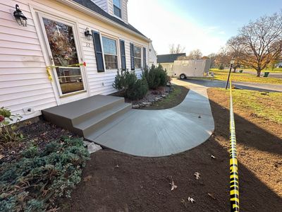 Broom Finish Walkway 