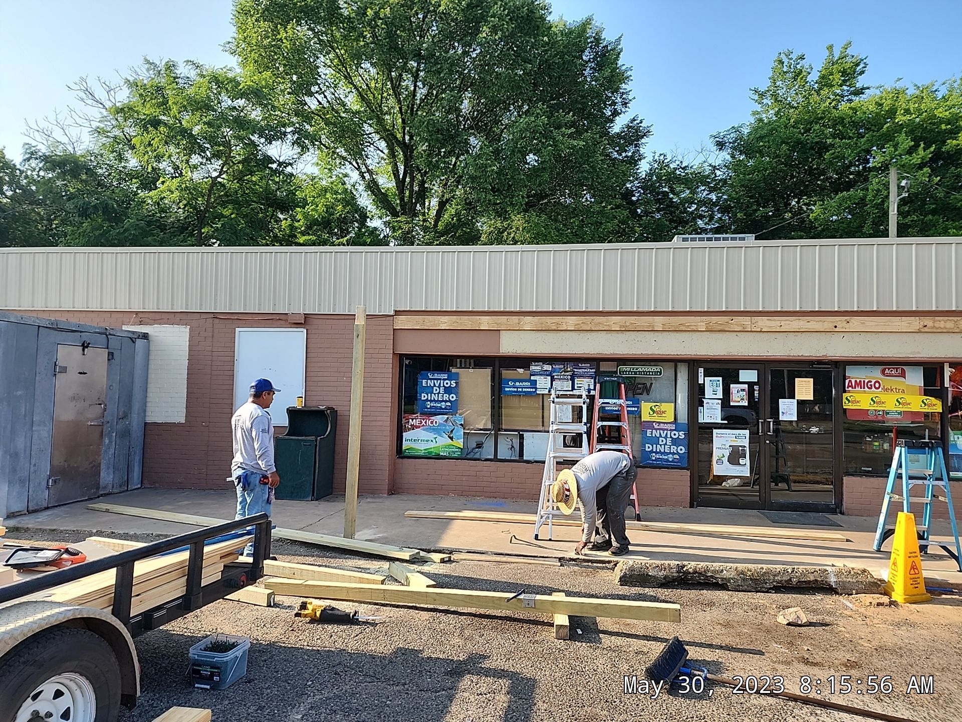 Store Building in Hope by Hostetler Roofing