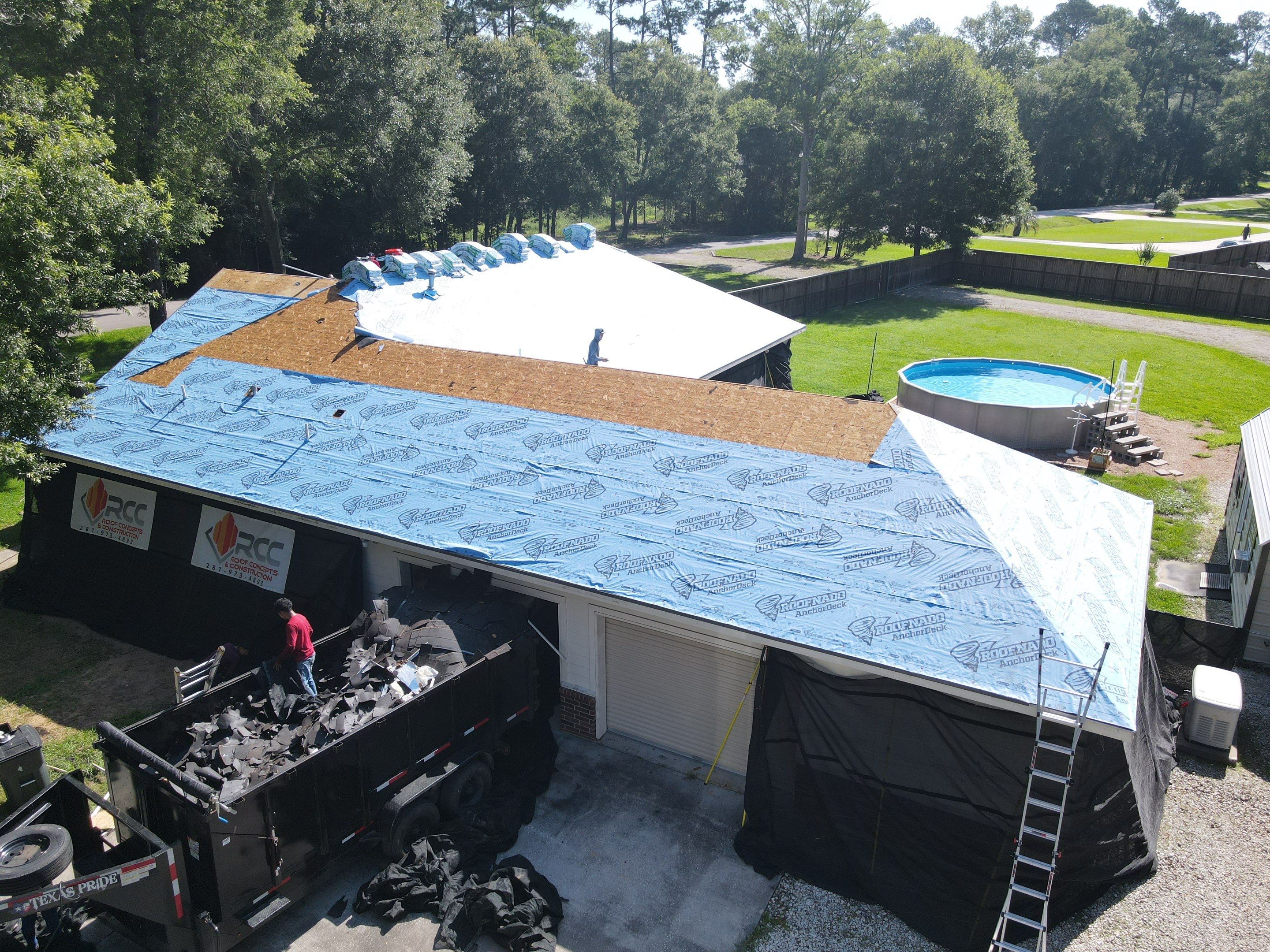 Residential Roofing Installation using Malarkey Vista Impact Resistant by Roof Concepts Construction