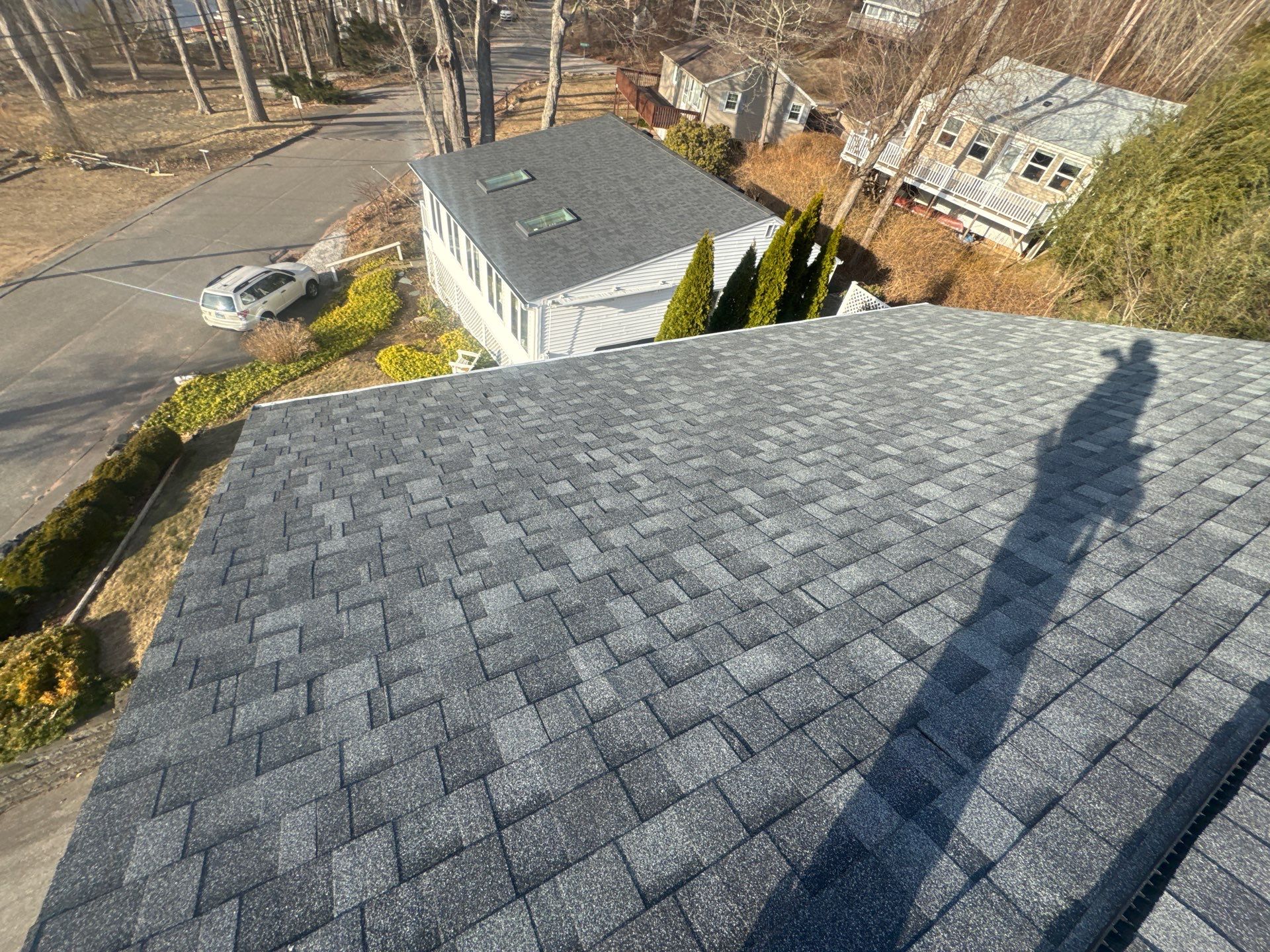 Estate Gray Shingles by Reimagine Roofing