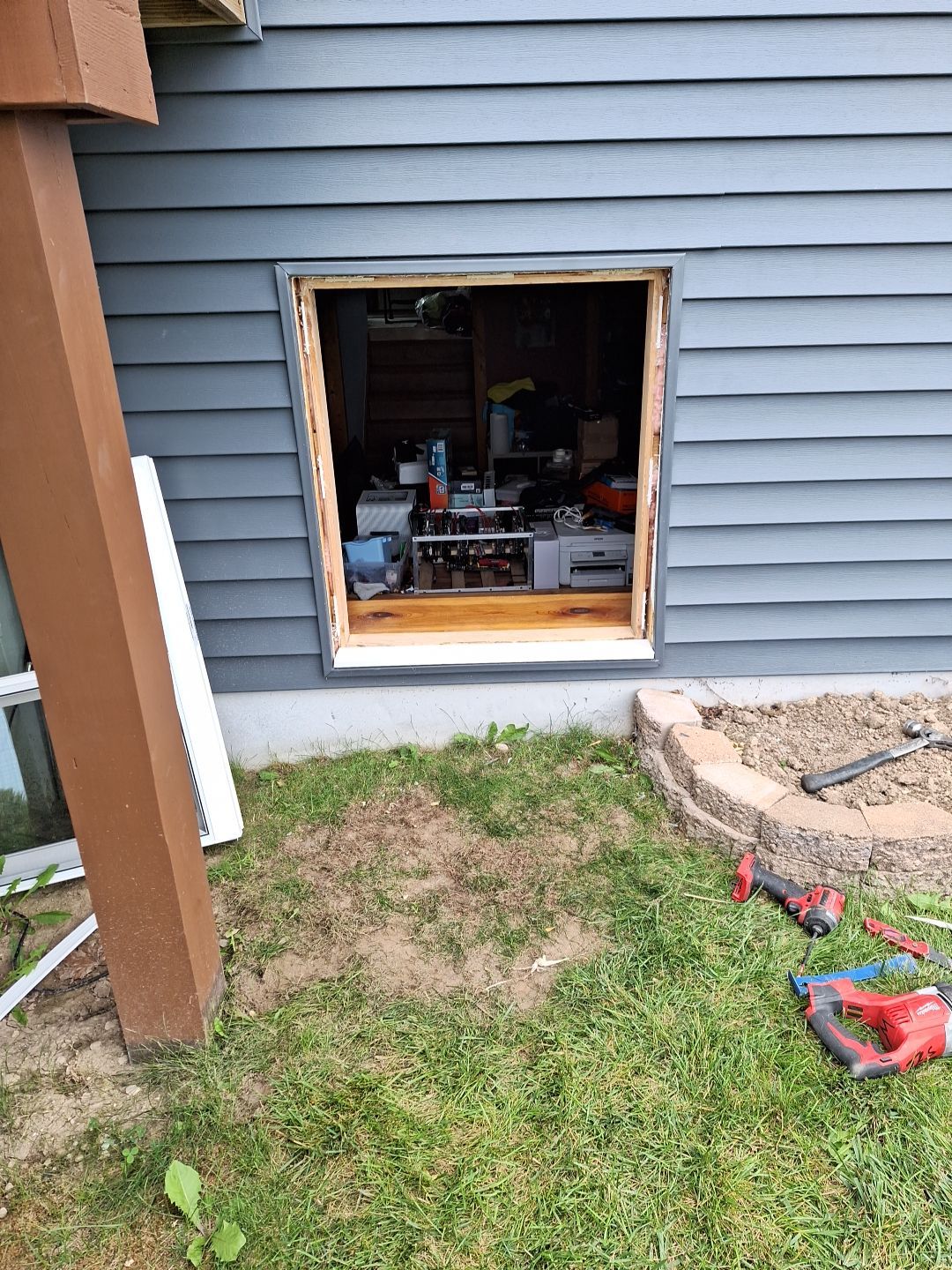Window Installation using Provia Windows by Total Restoration Services 
