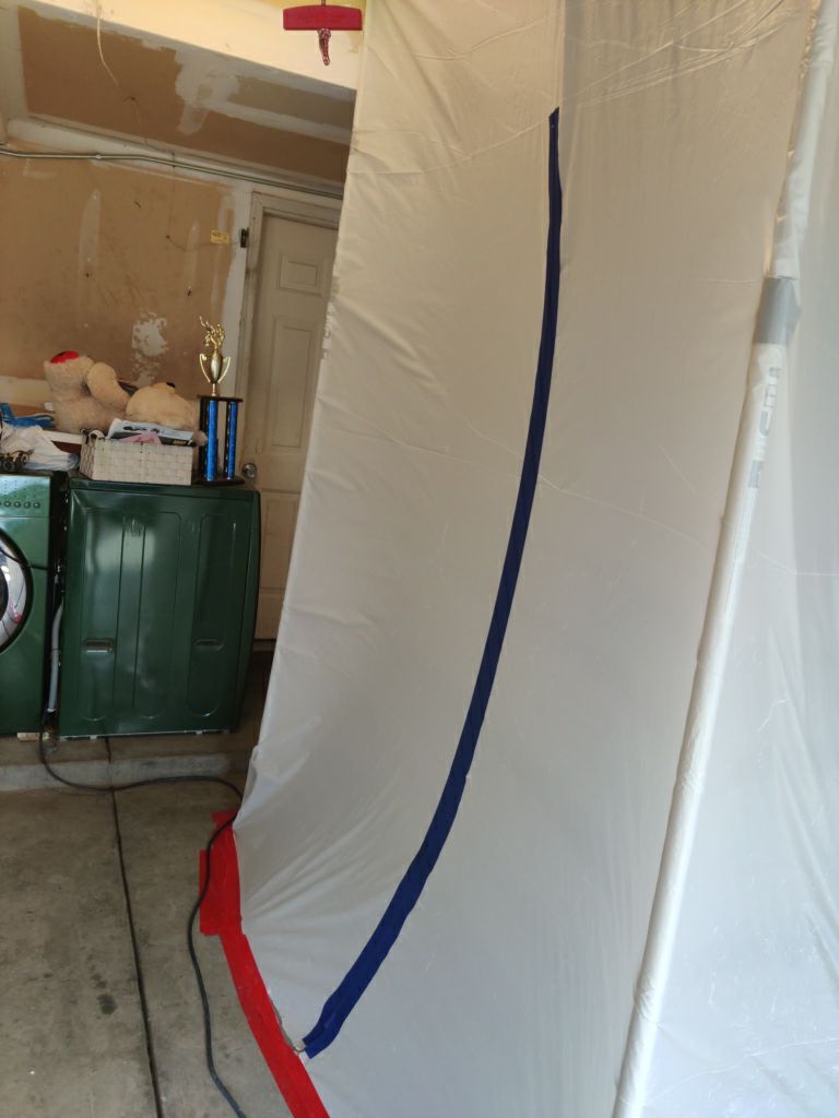 Water Damage in Garage by Accountable Home Services