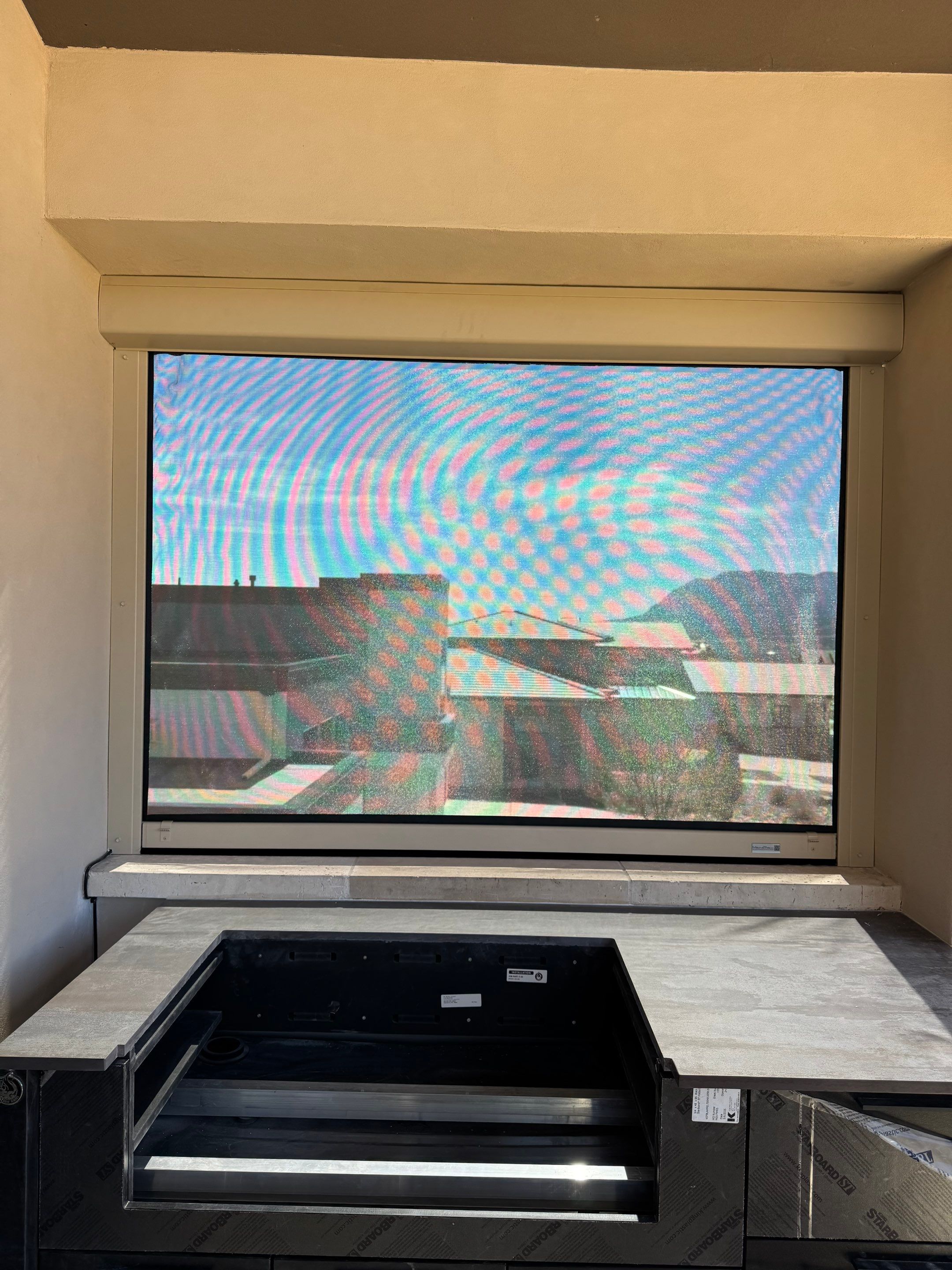 Exterior All-Weather MagnaTrack Screens using Progressive MagnaTrack Screens by Outdoor Solutions Colorado