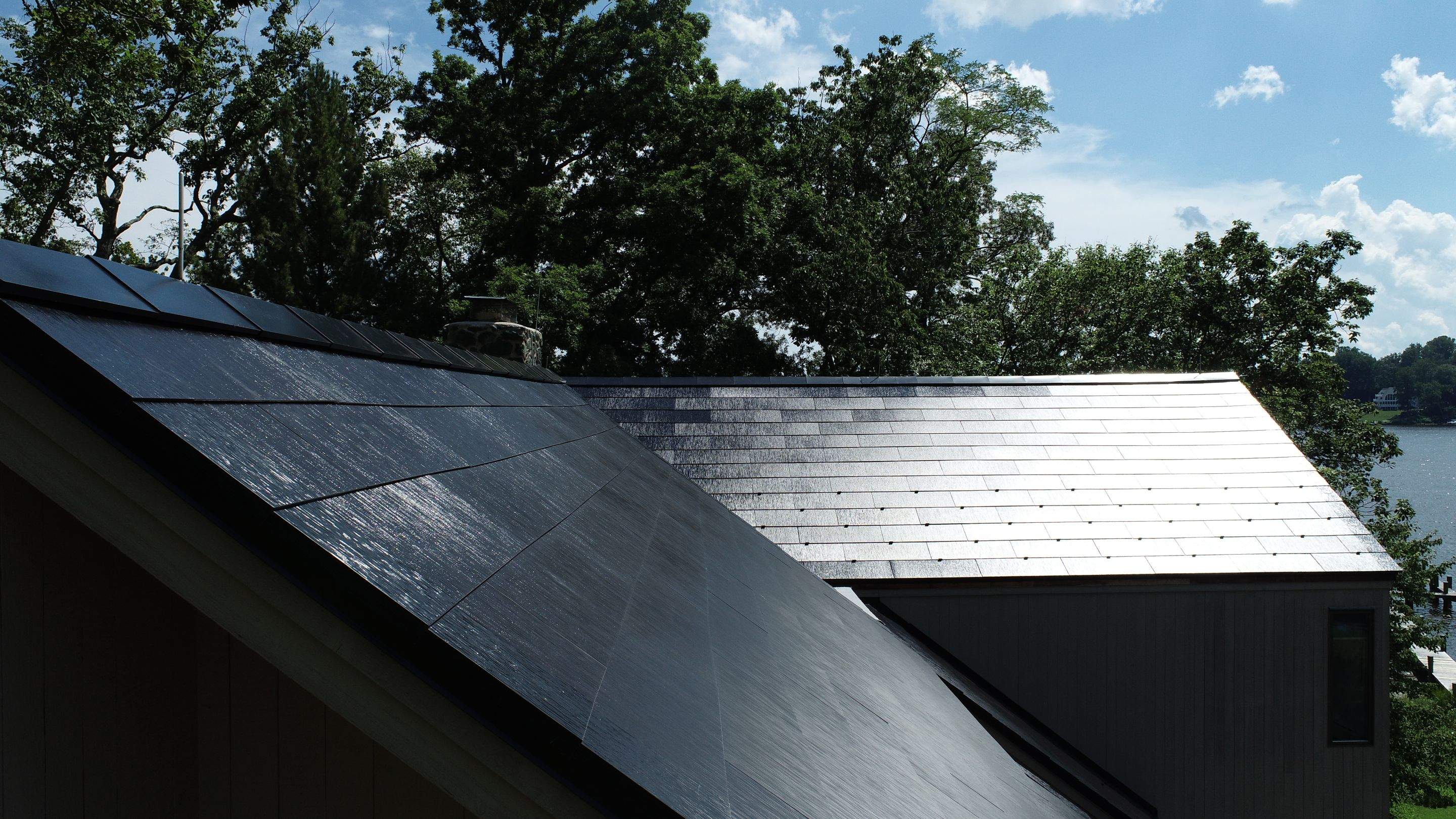 Tesla Solar Roof install Severn River by American Home Contractors