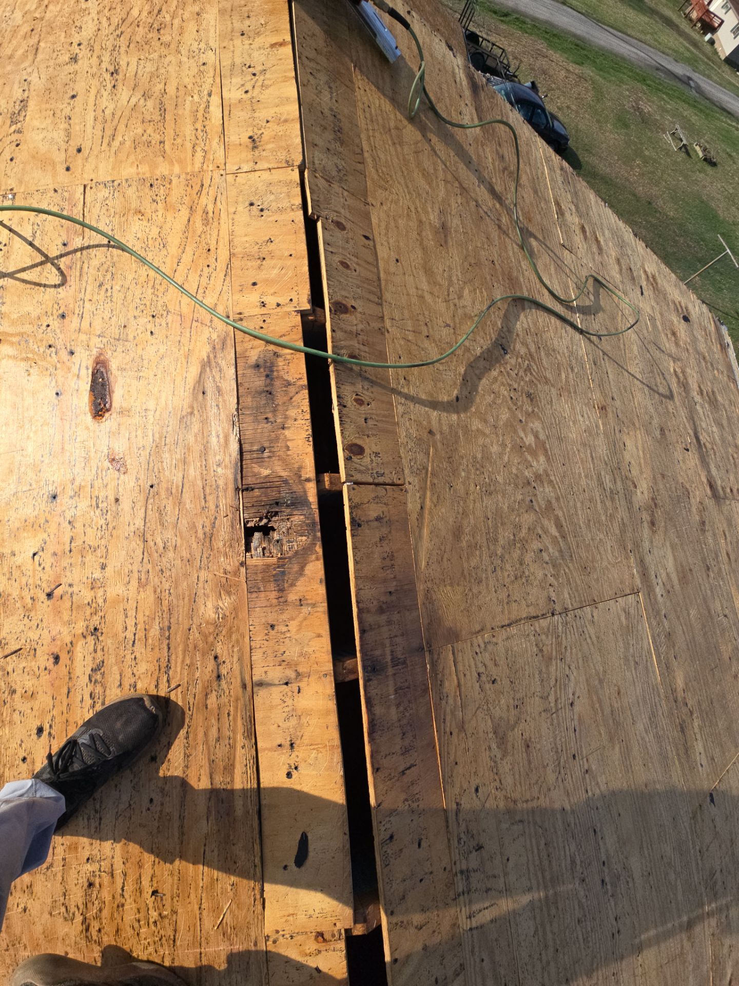 Residential Roofing Installation using GAF Timberline HDZ Pewter Gray by Rainstoppers Roofing