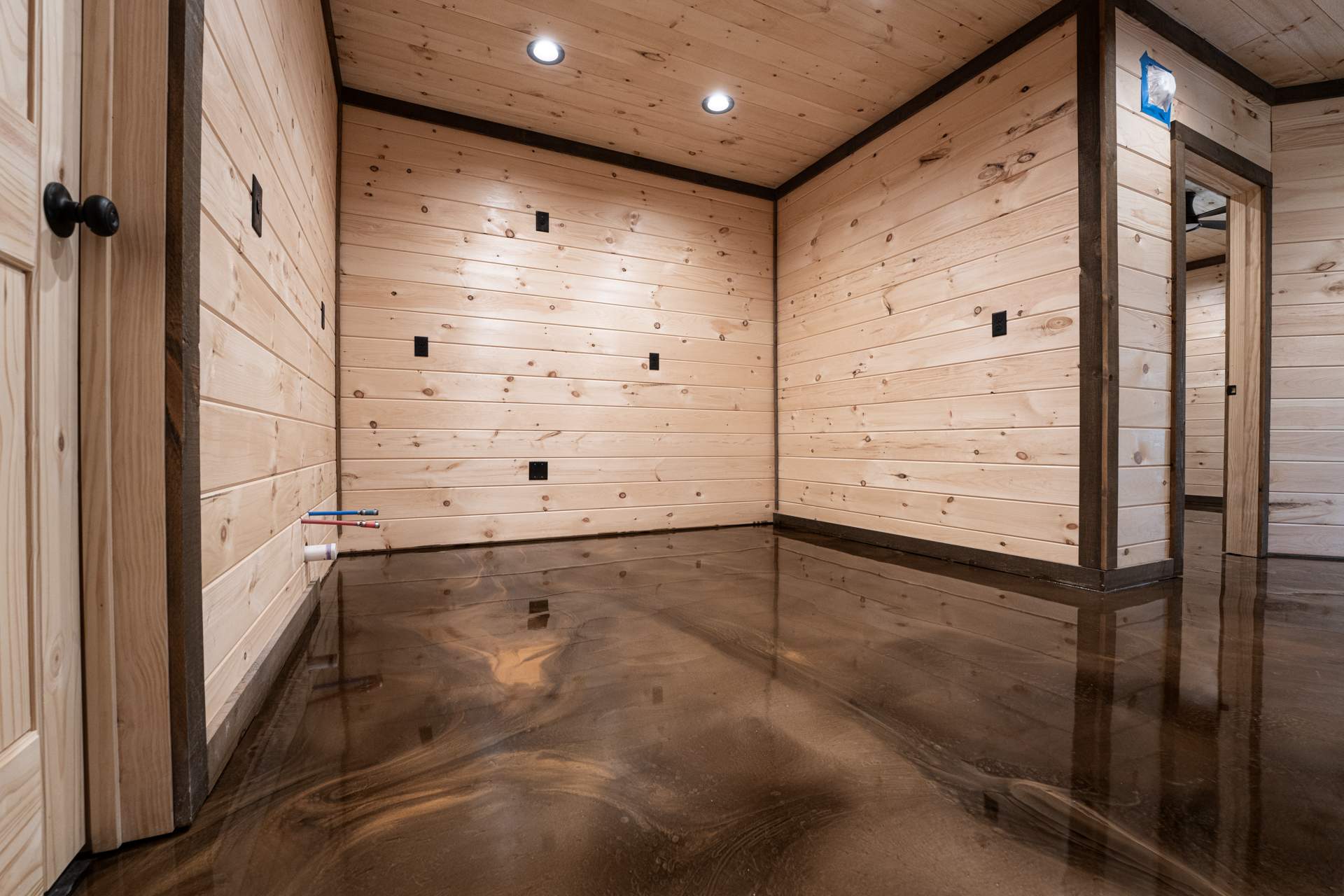 Stunning Metallic Epoxy Basement Installation in Morganton, GA by Elite Floor Solutions