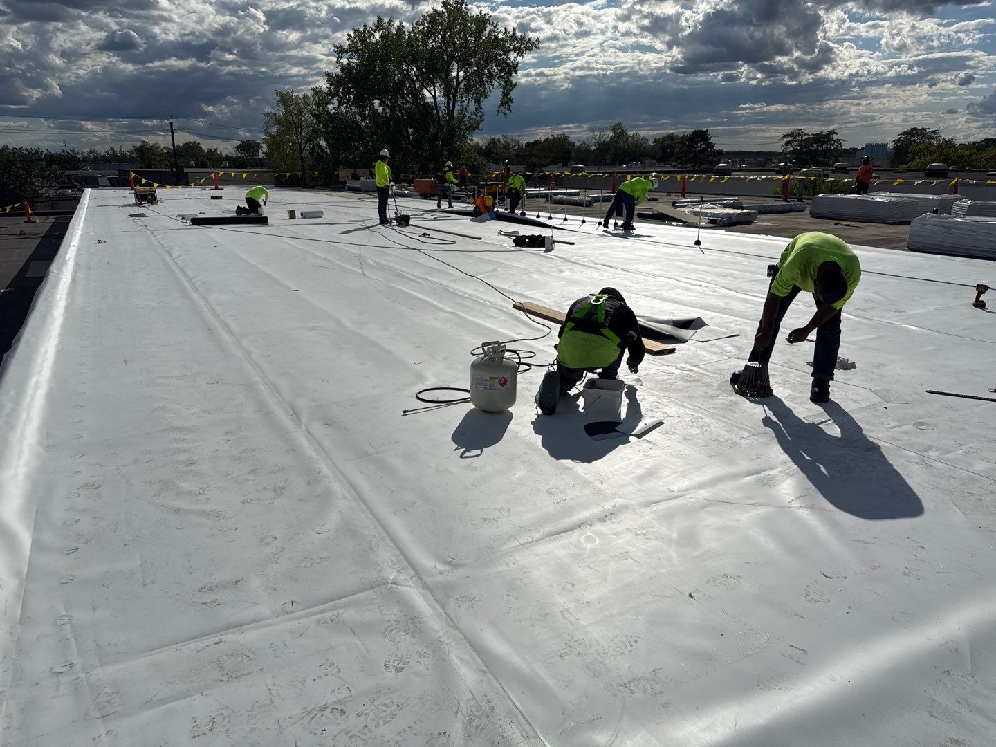 Commercial TPO Roof Replacement by All Site Roofing