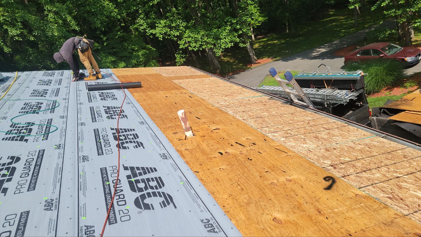 Roof Installation using GAF Timberline HDZ by ExteriorPros