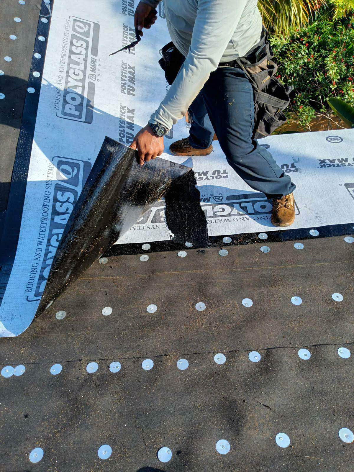 Complete Chimney Rebuild + Tile & Flat Re-Roof  by Morton Roofing, Inc.