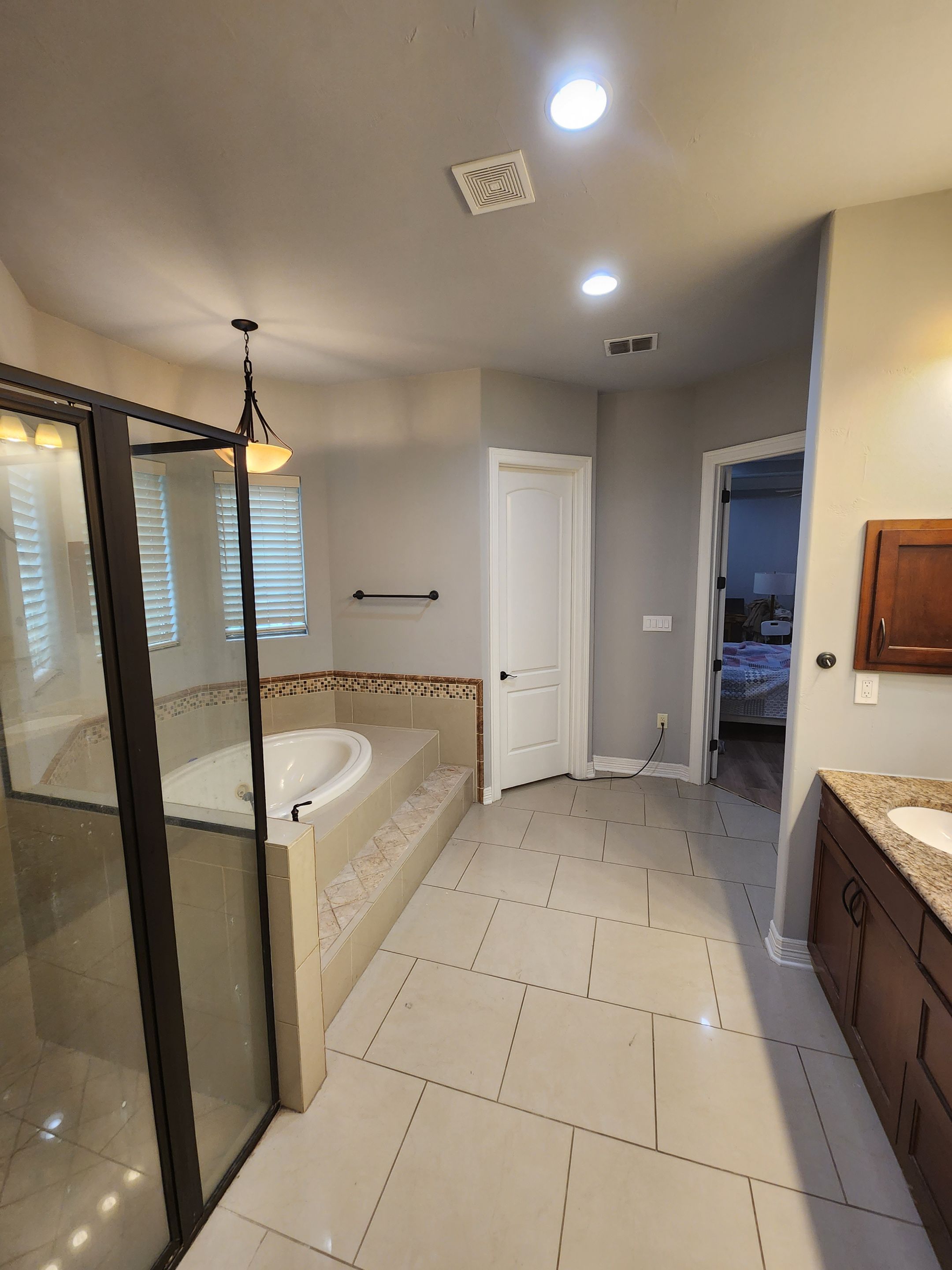 San Antonio Bathroom Remodel with Black Free-Standing Tub by Legacy Bath and Kitchen 