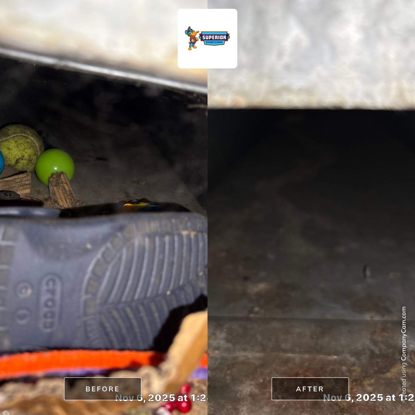 Air Duct Cleaning With a Vacuum Truck in Baden, PA by Superior Air Duct Cleaning