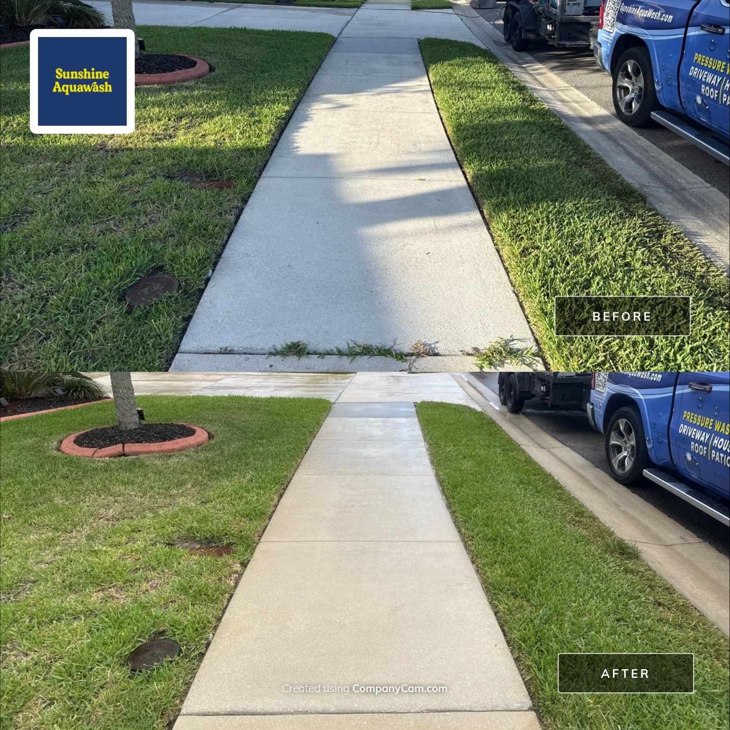 Trevesta Pool Deck & Exterior Cleaning Transformation by Sunshine AquaWash